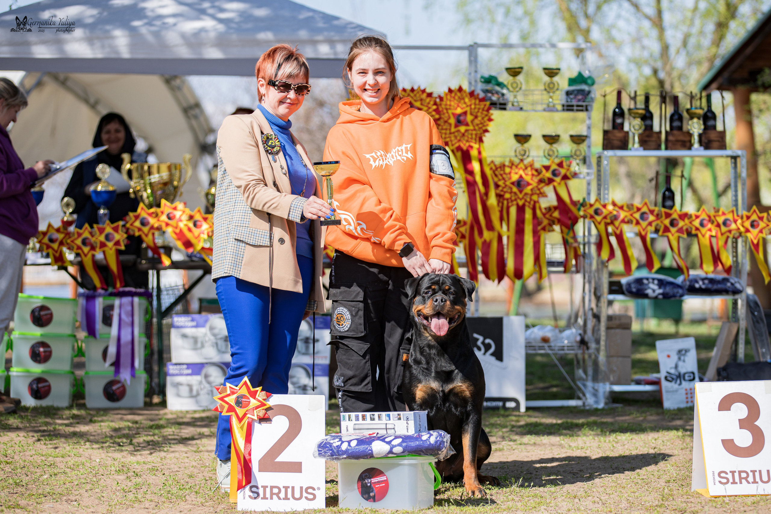 Саратов 2хмоно ротвейлеров 22-23.04.2023. Фотограф-анималист Юлия Германика
