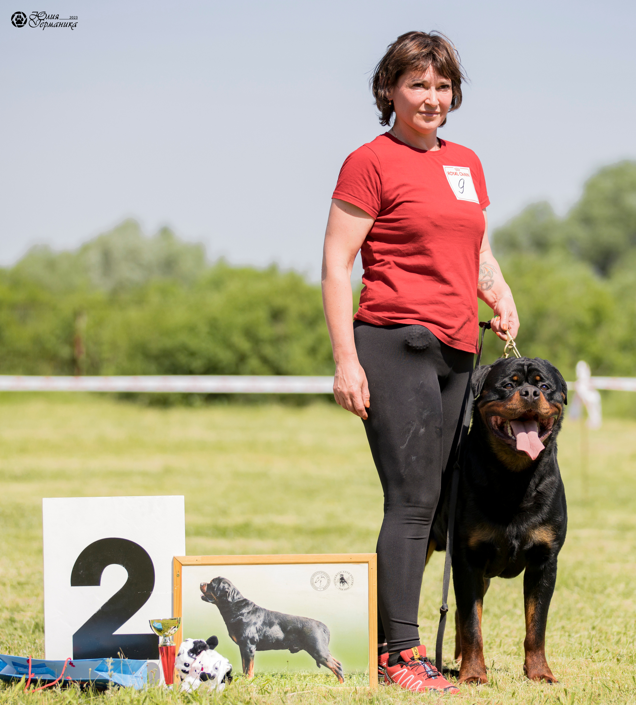 Воронеж 2хмоно ротвейлеров 3-4.06.2023. Фотограф-анималист Юлия Германика