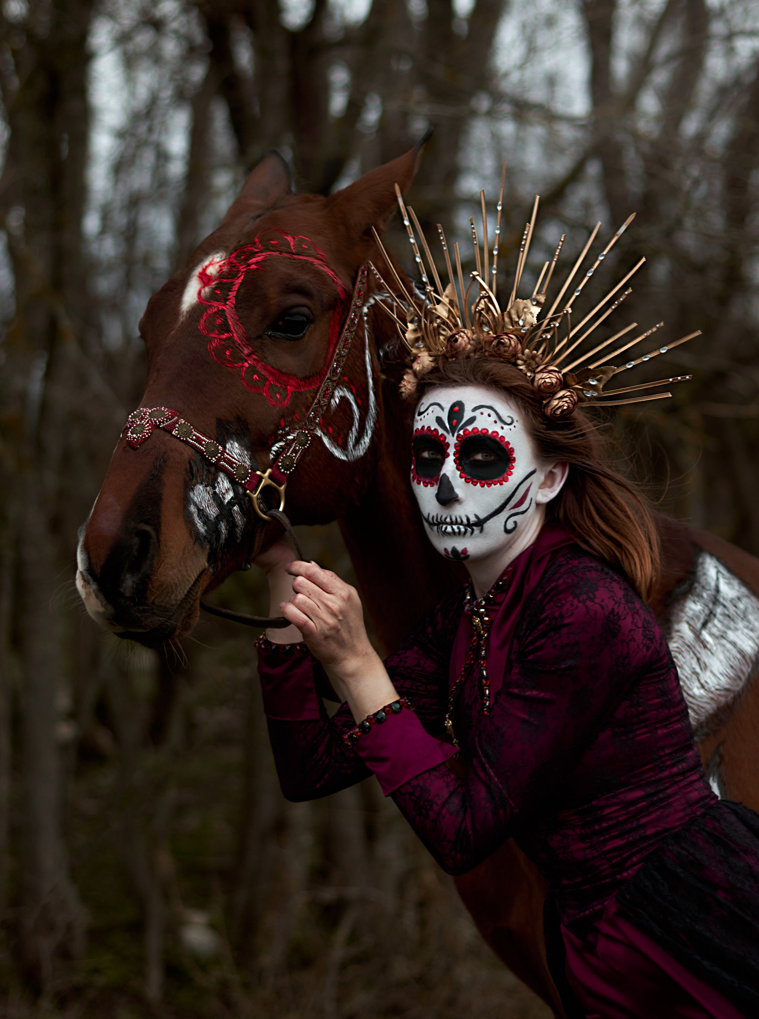 Фотосессия в стиле праздника El Día de Muertos. Фотограф в Севастополе