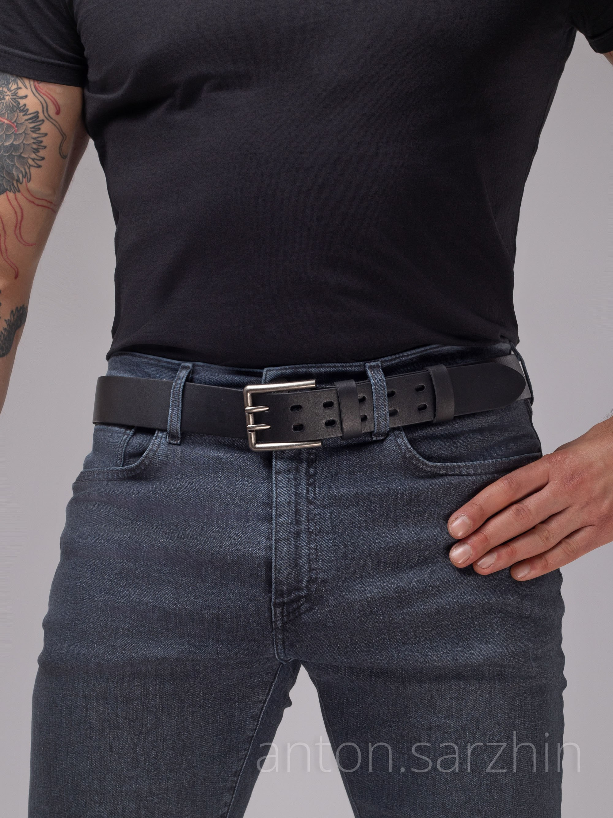 Модельная съемка ремня