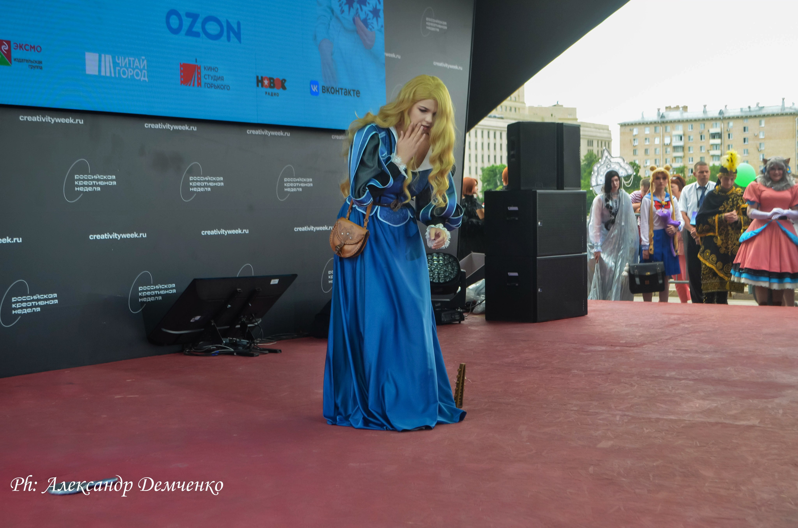 Фотосессия сцены в Москве на разных репортажных мероприятий