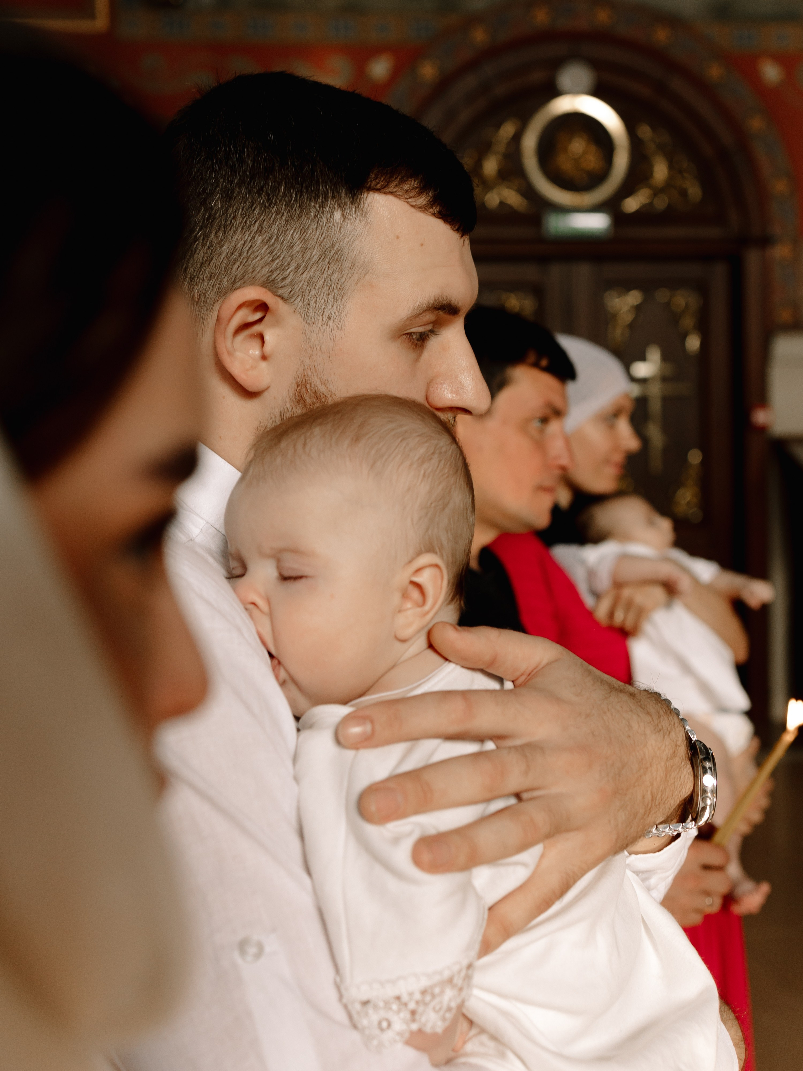 Таинство крещения Миланы. Семейный фотограф в Краснодаре Храмова Анна