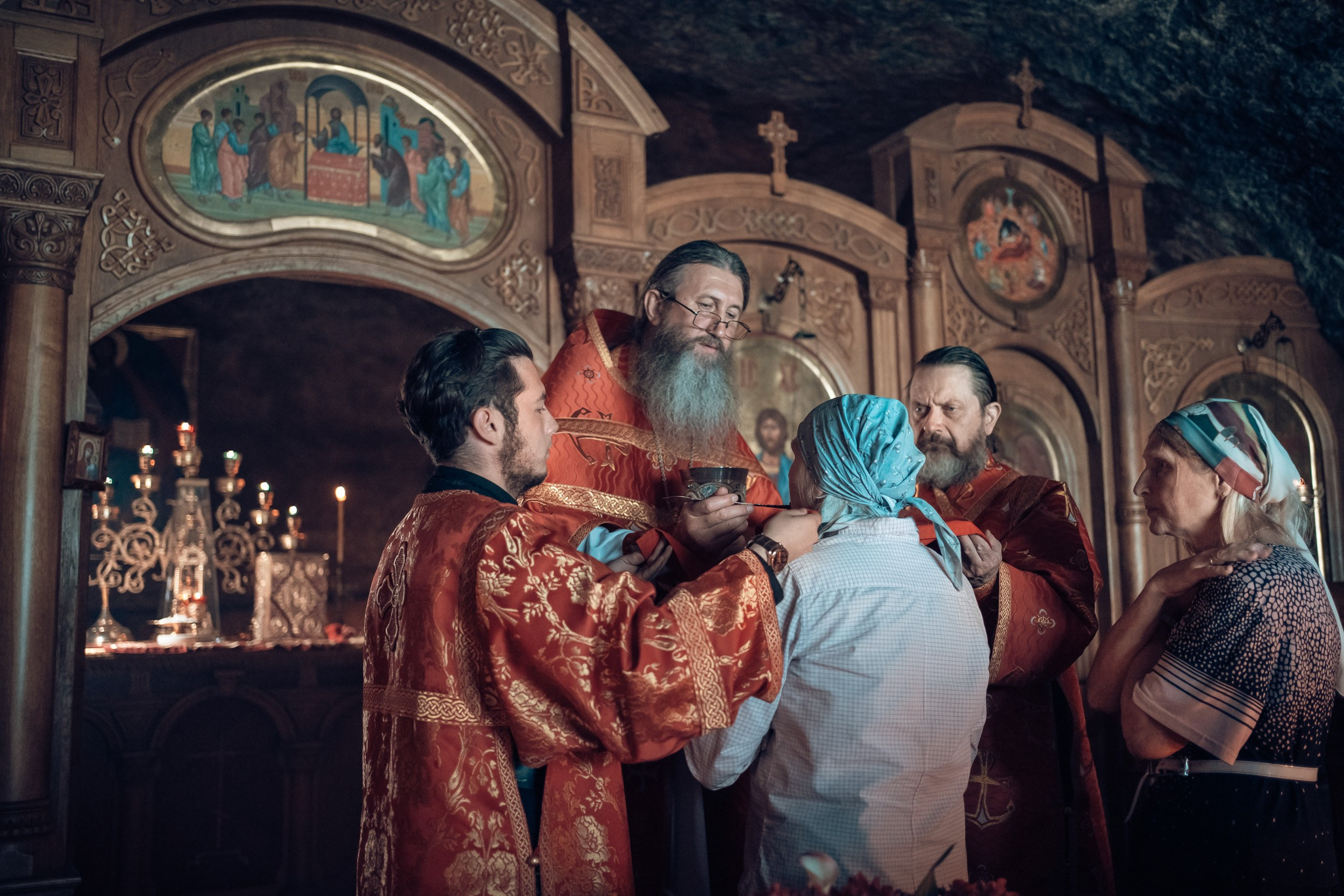 Престольный праздник пещерного скита Вмч.Феодора Стратилата, Крым. Церковный фотограф Севастополь