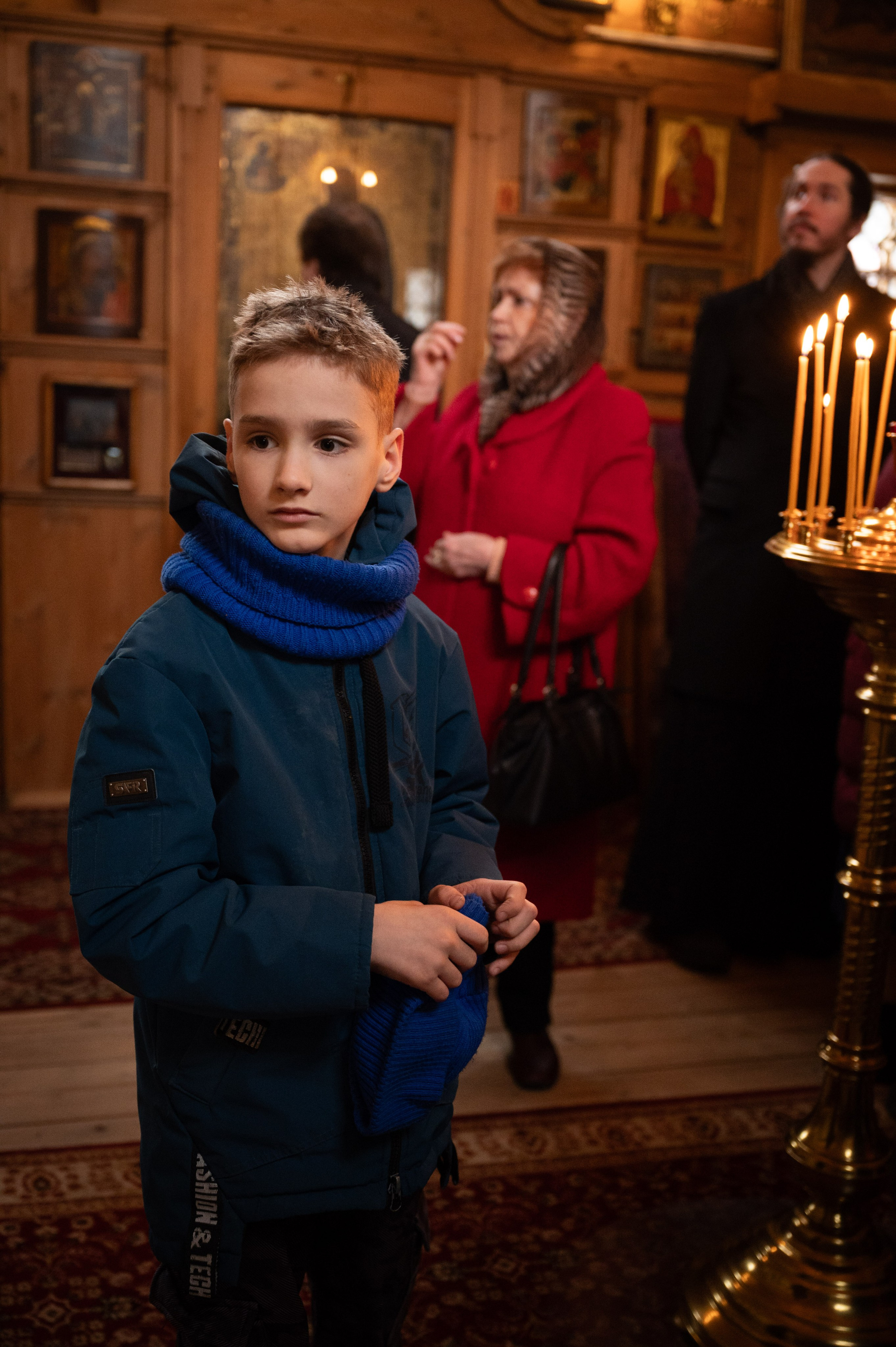 Паломническая поездка на Бутовский полигон. Антон и Татьяна Денисенко — В храме