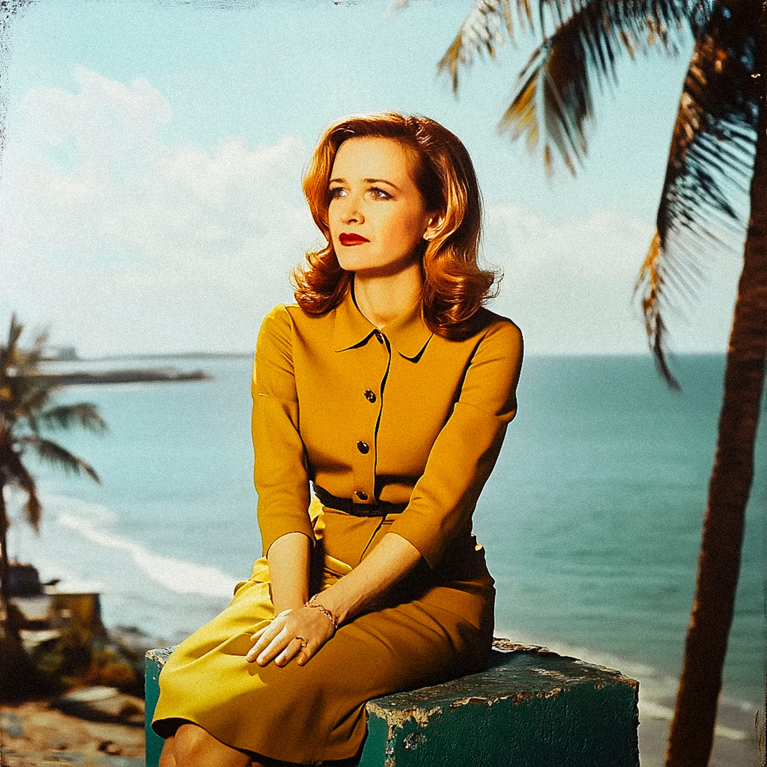 Нейрофотосессия для Екатерины. Девушка и пальмы. ФотоХудожник Харитонова Ирина г. Санкт-Петербург