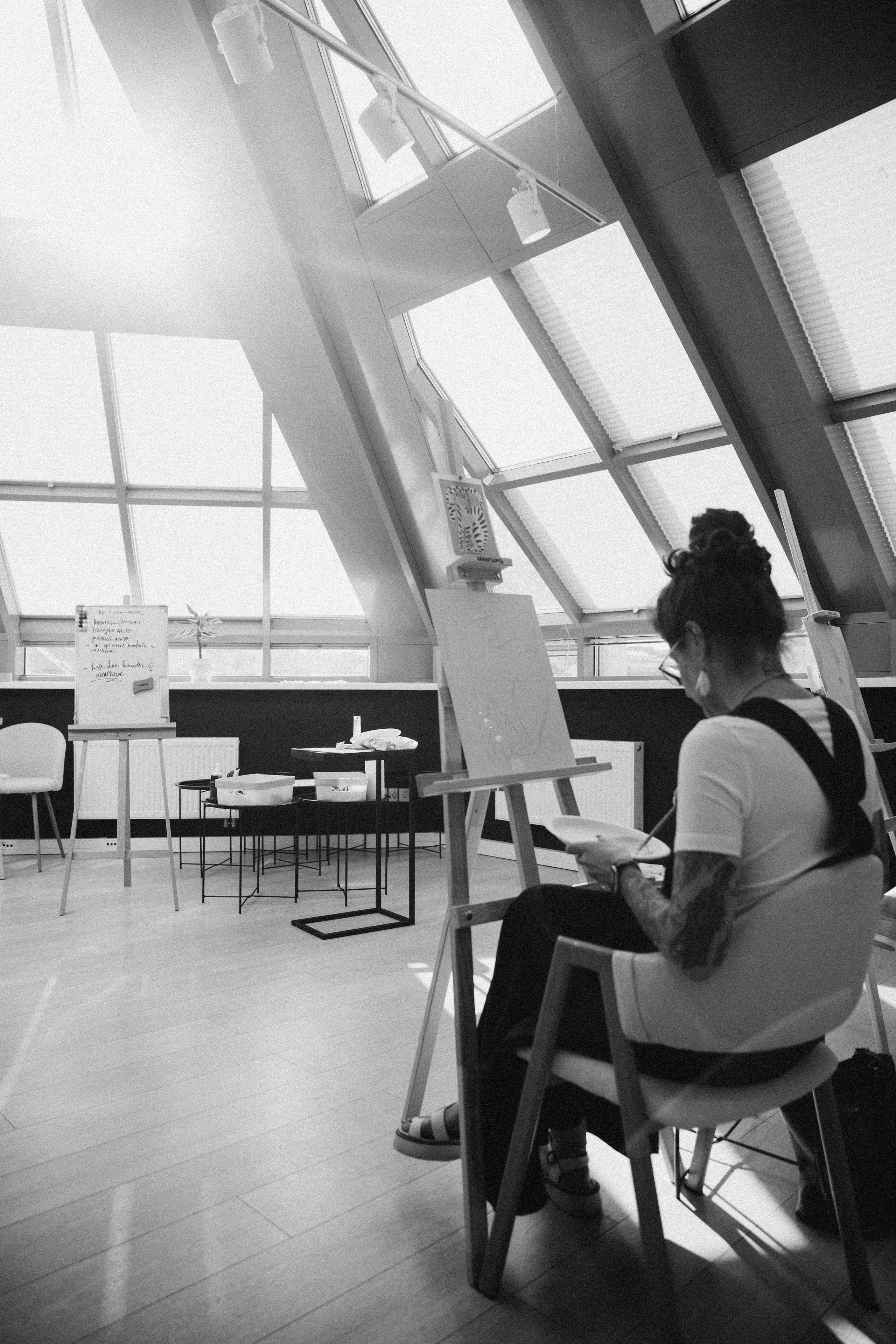 Мастер-класс по живописи. Преподаватель Анна К-К. Репортажный и детский фотограф в Минске