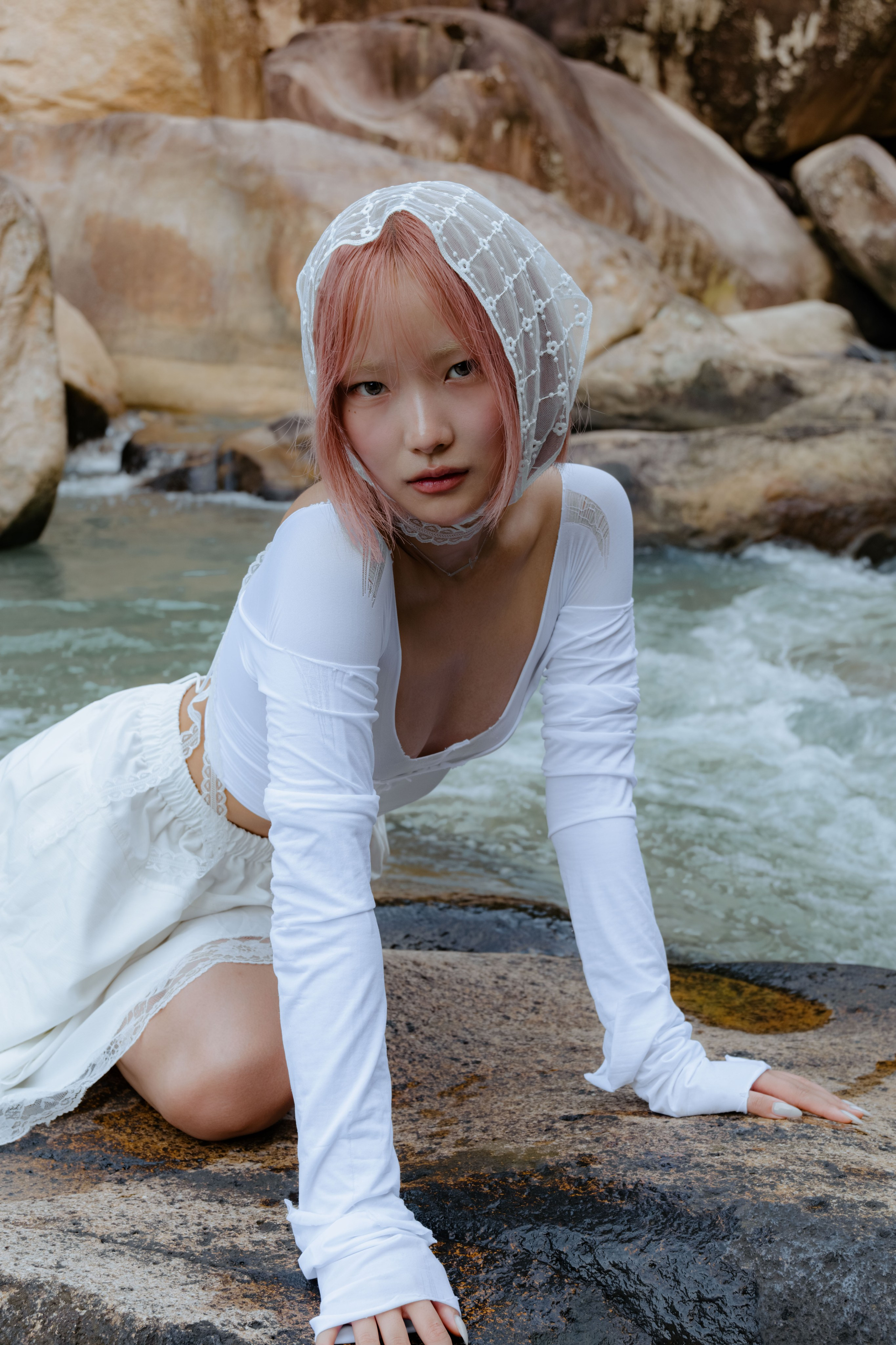 Location "Ba Ho Waterfall". Portrait photographer Nha Trang | Julia Meshanina