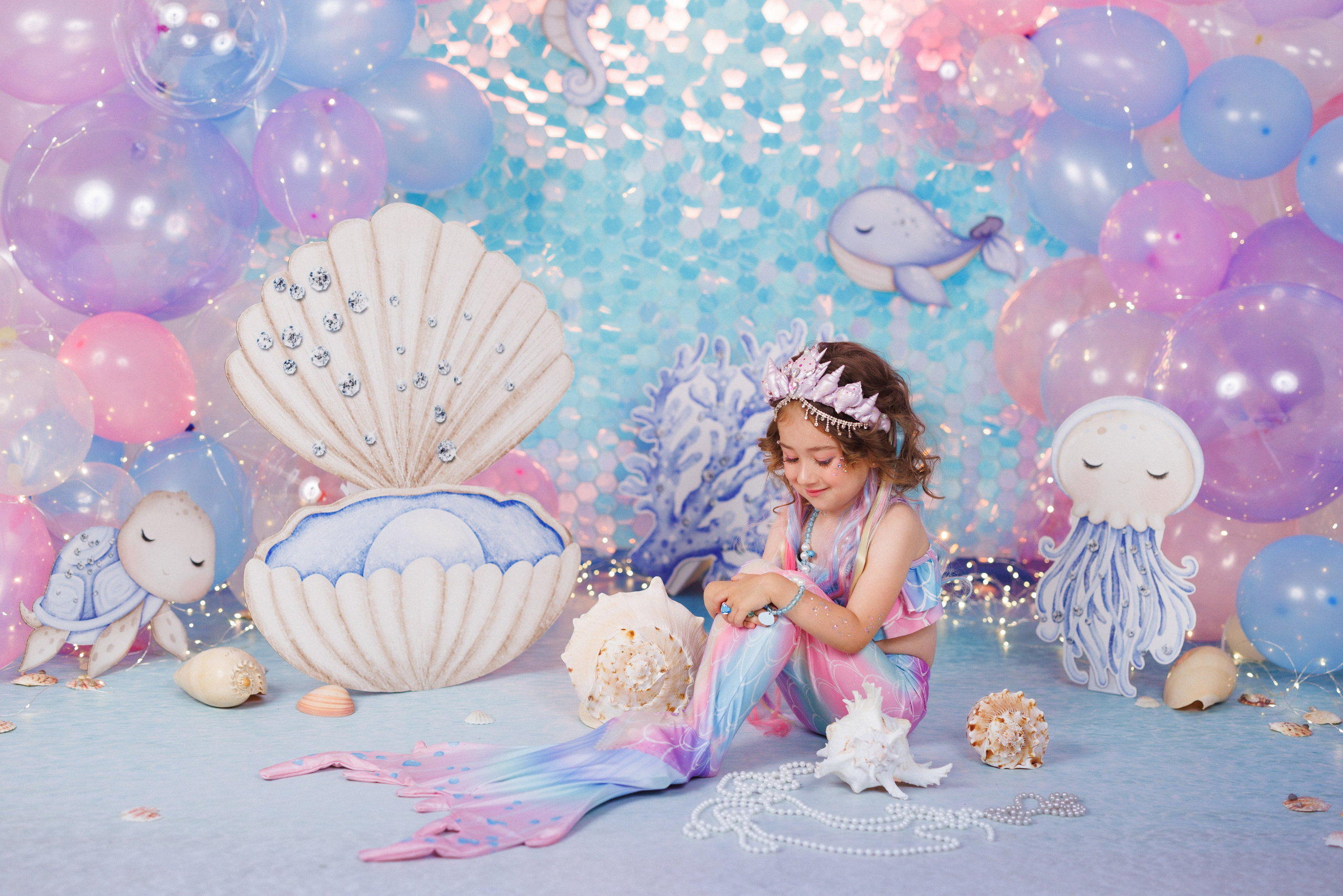 Детская фотосессия в образе «РУСАЛОЧКА», город Краснодар. Семейный и детский фотограф в Краснодаре Анна Трашкова