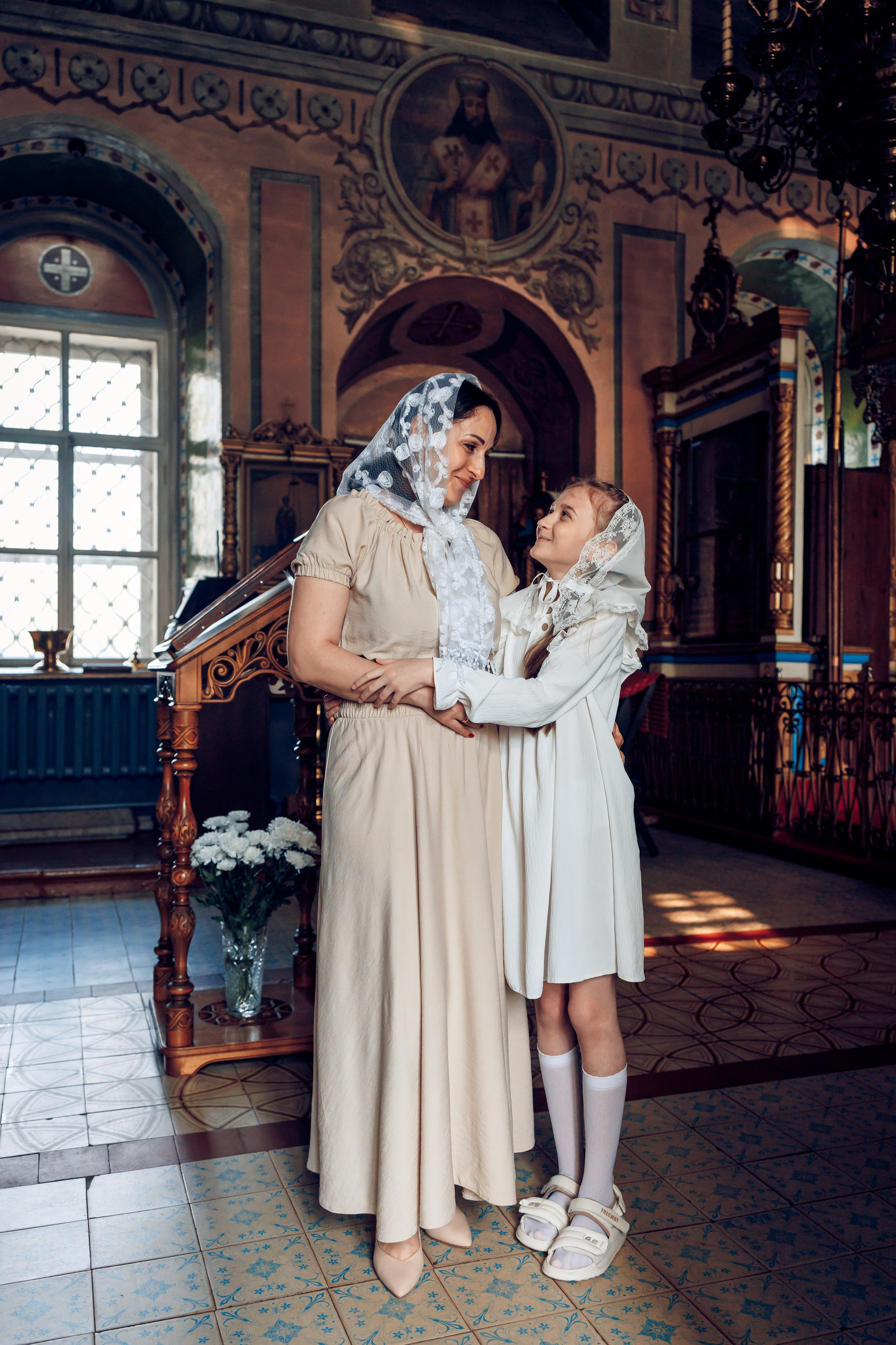 Крещение в Храме Николая чудотворца г. Домодедово. Профессиональный фотограф в Москве и Мо Мария Шантарёва