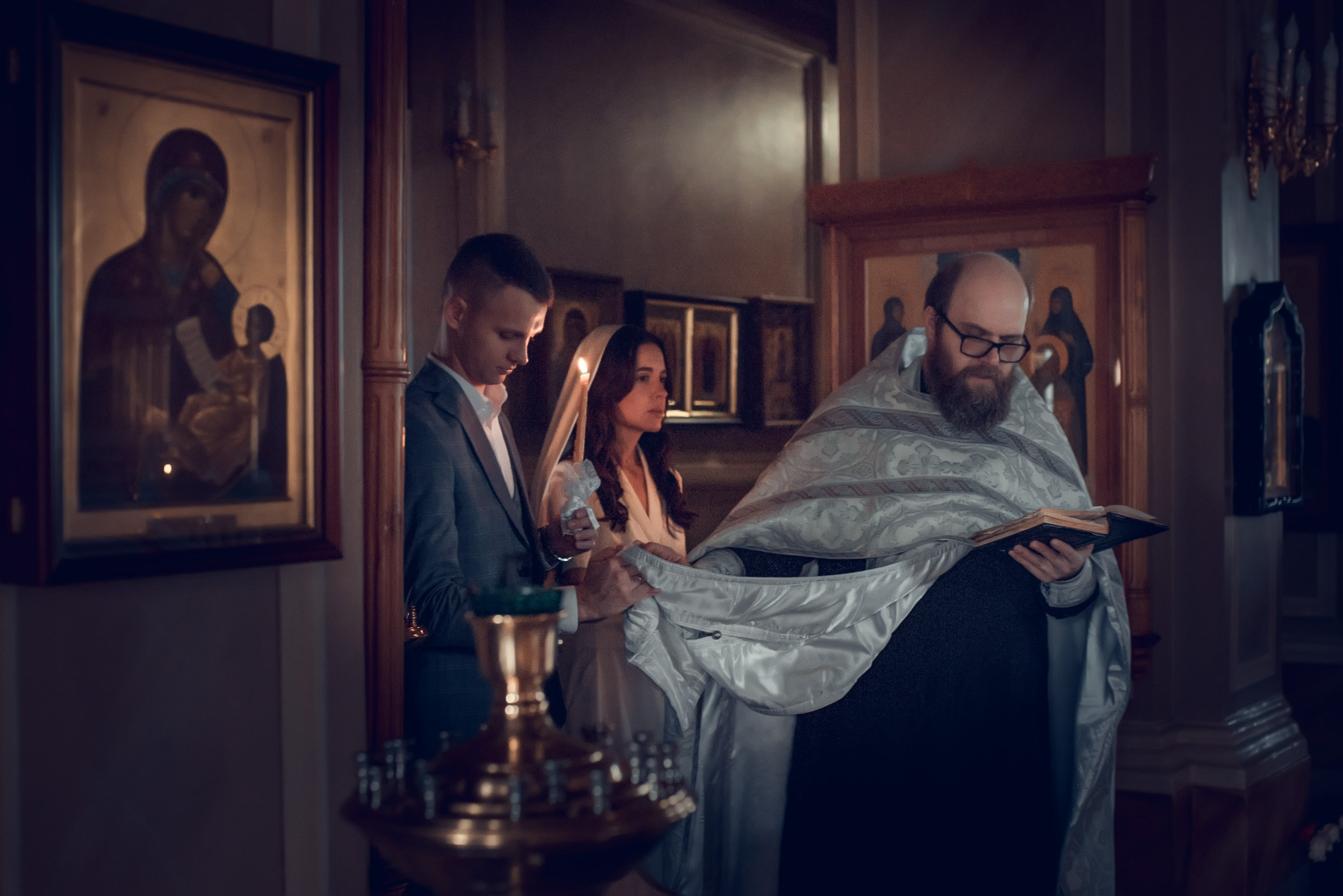 Таинство Венчания. Максим и Екатерина. Фото. Фотограф Стеценко Наталия. Одинцово, Москва, Московская область