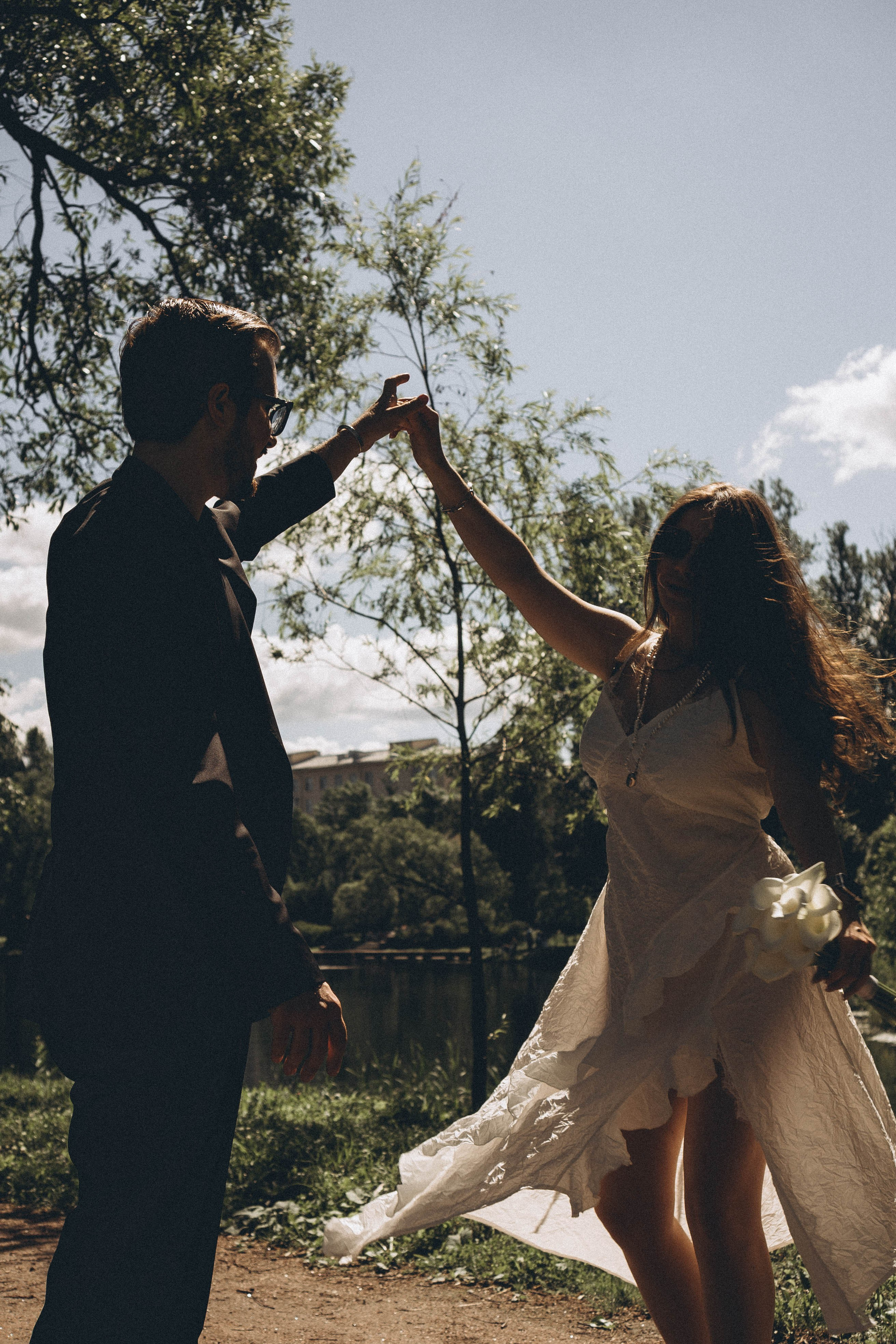 СВАДЕБНАЯ СЬЕМКА В ПАРКЕ ПОБЕДЫ И ПРОГУЛКА ПО МОСКОВСКОМУ ПРОСПЕКТУ. Профессиональный фотограф, Санкт-Петербург — Виктория Богомолова