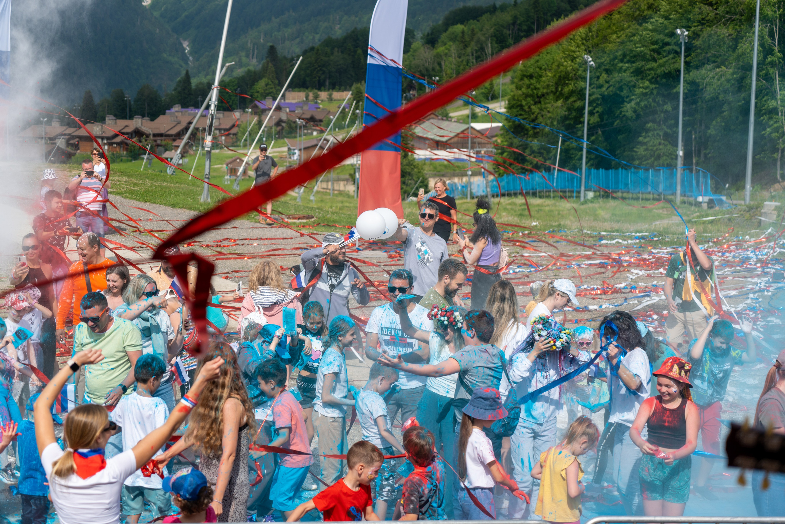 День России на курорте Газпром 2023. Репортажный фотограф в Красной Поляне и Сочи Павлюченко Екатерина