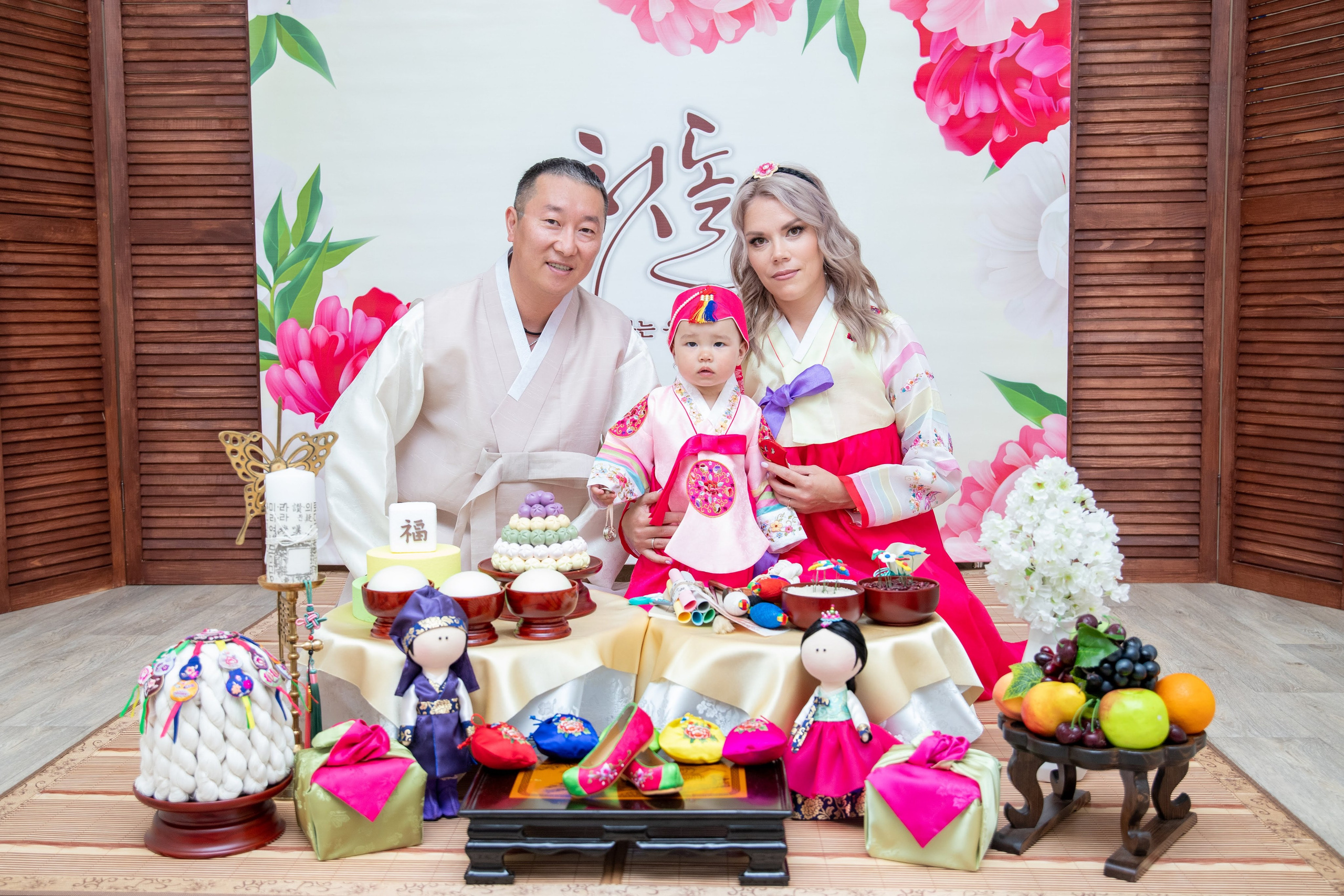 축돌 Утренняя церемония (семья). «Инбок» Фото студия