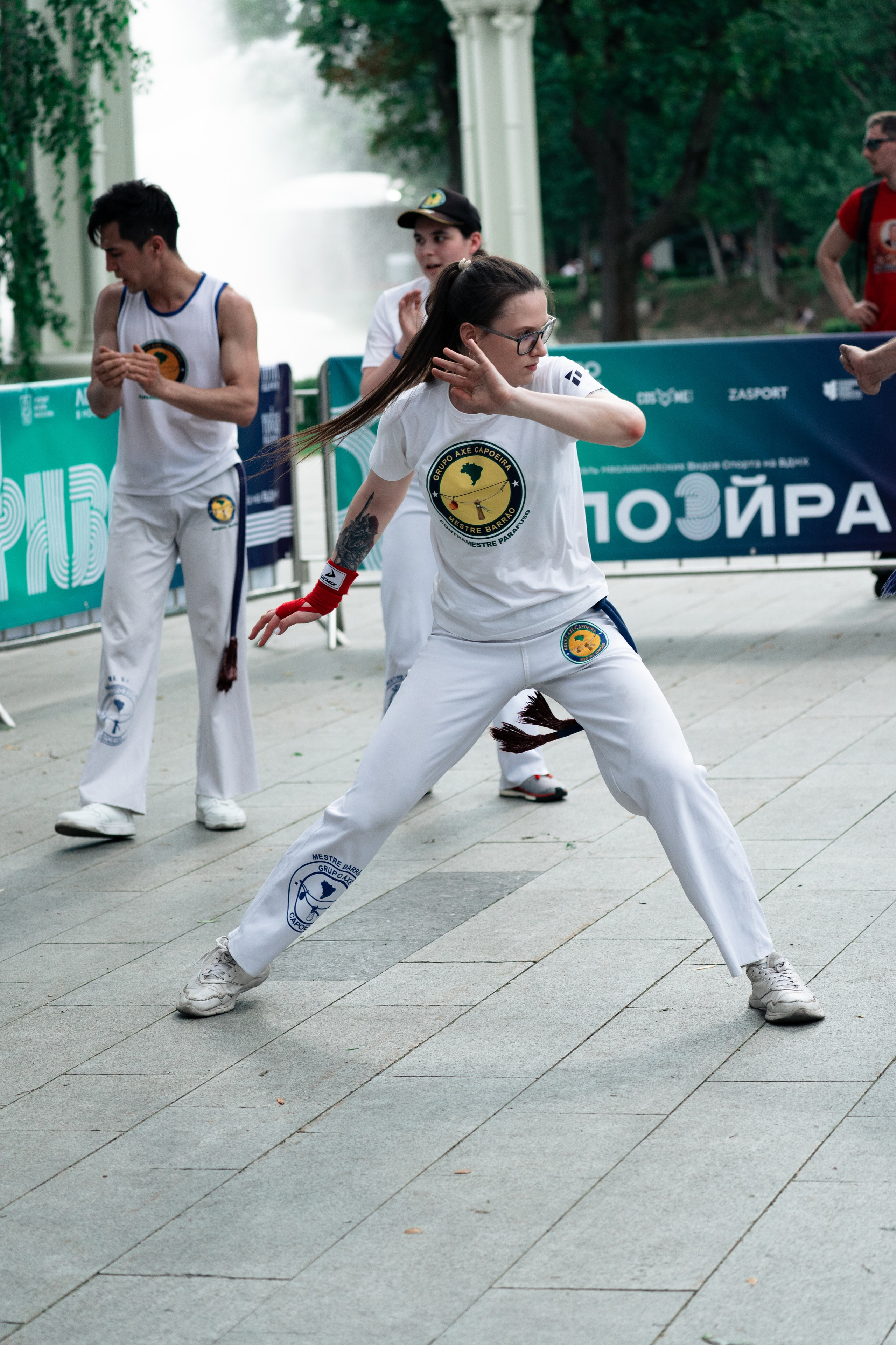 Открытый класс AXE Capoeira на фестивале неолимписких видов спорта на ВДНХ 2025 г:. Фотограф в Москве Ткаченко Владимир