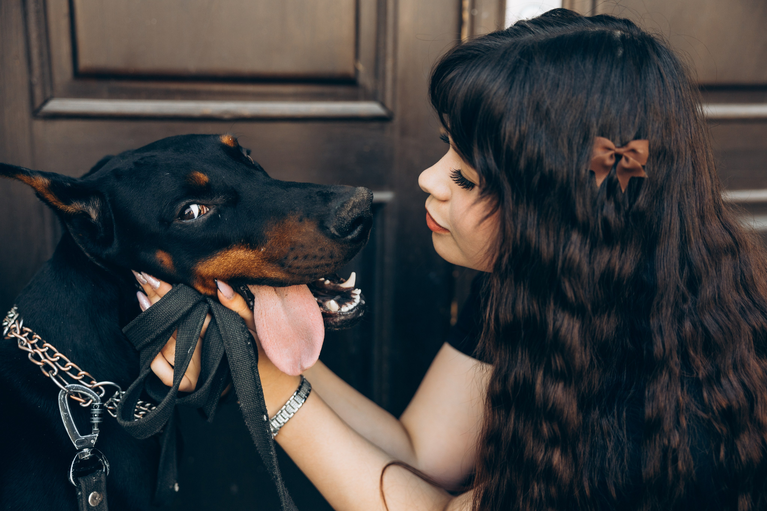 Фотосессия с доберманом. Свадебный, семейный фотограф в Иркутске Светлана Макаричева