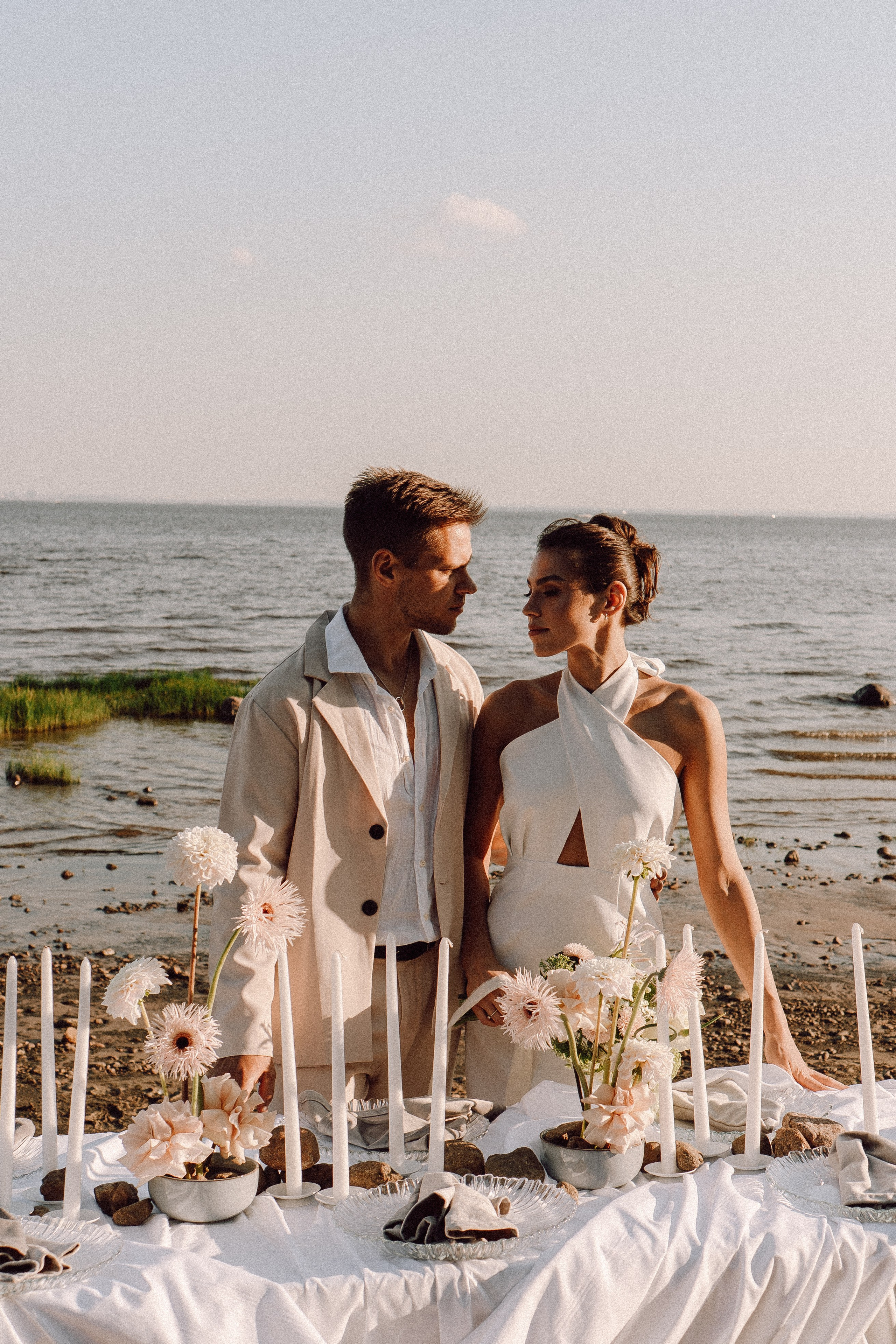 СВАДЕБНАЯ ФОТОСЕССИЯ ВЫЕЗДНОЙ ЦЕРЕМОНИИ (ФИНСКИЙ ЗАЛИВ). Профессиональный фотограф, Санкт-Петербург — Виктория Богомолова