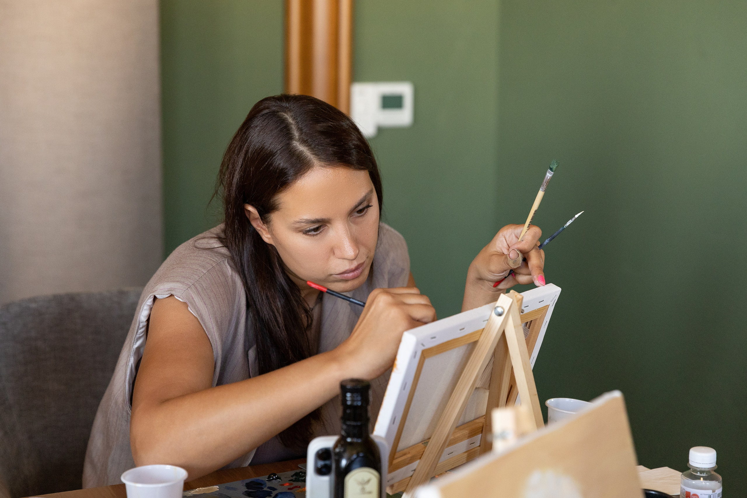 МАСТЕР-КЛАСС ПО ЖИВОПИСИ МАСЛОМ. Фотограф в Сочи Екатерина Потапова