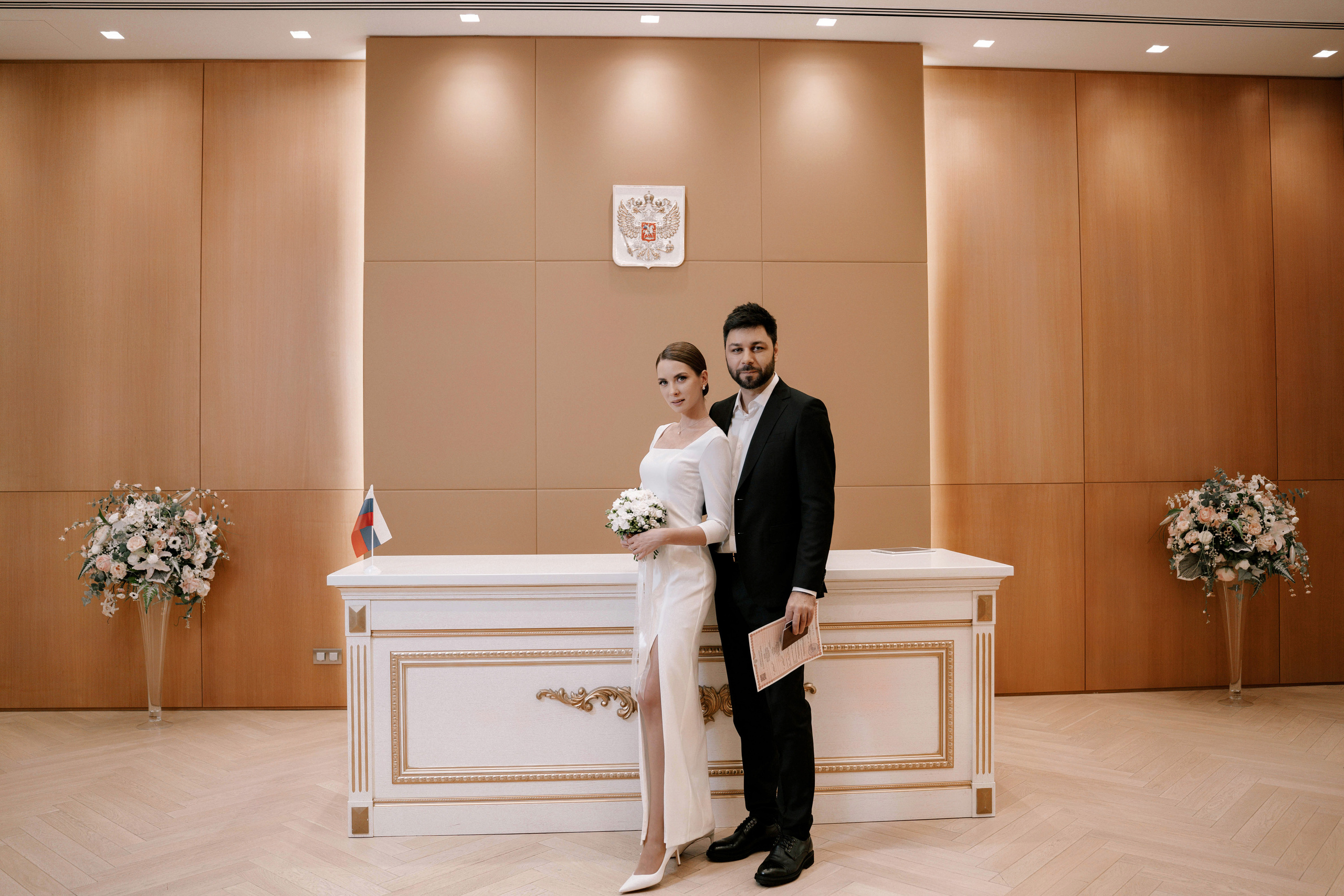 Свадебная фотосессия в ЗАГСе Барвиха Luxury Village