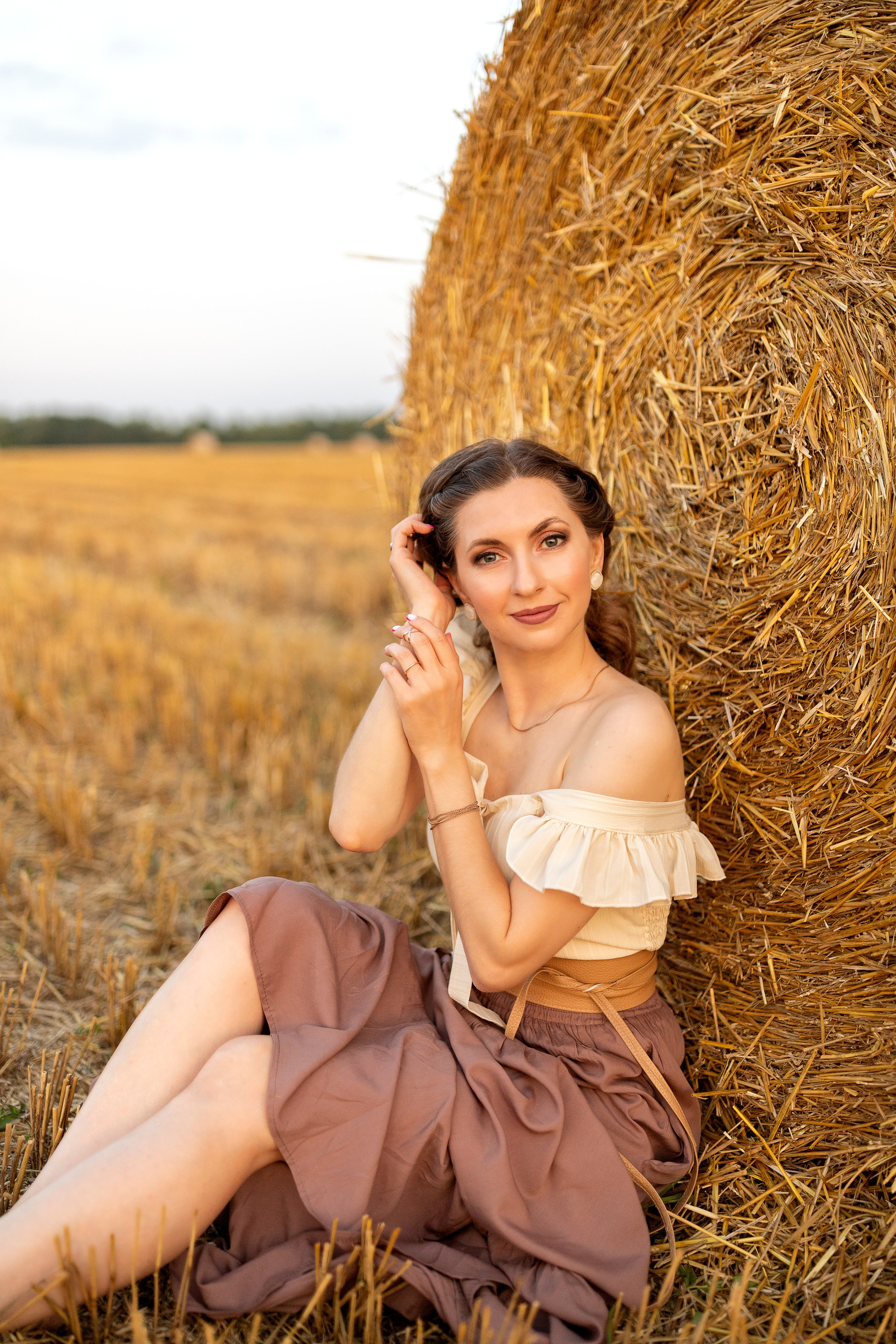 На сеновале. Настасья Перова Фотограф