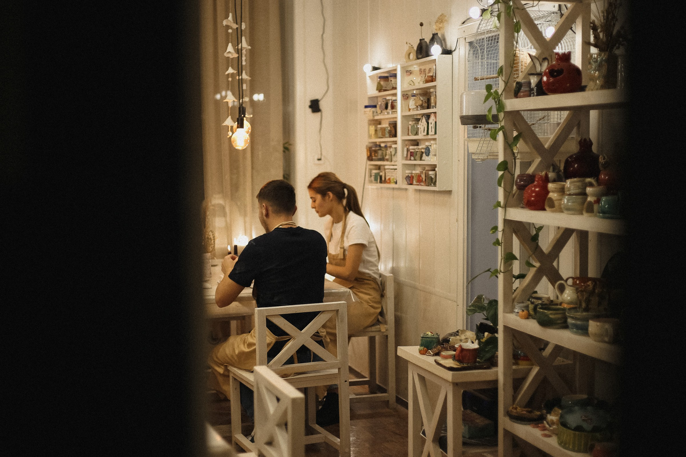 Парная фотосессия в гончарной мастерской. Семейный, love story, свадебный фотограф Анапа