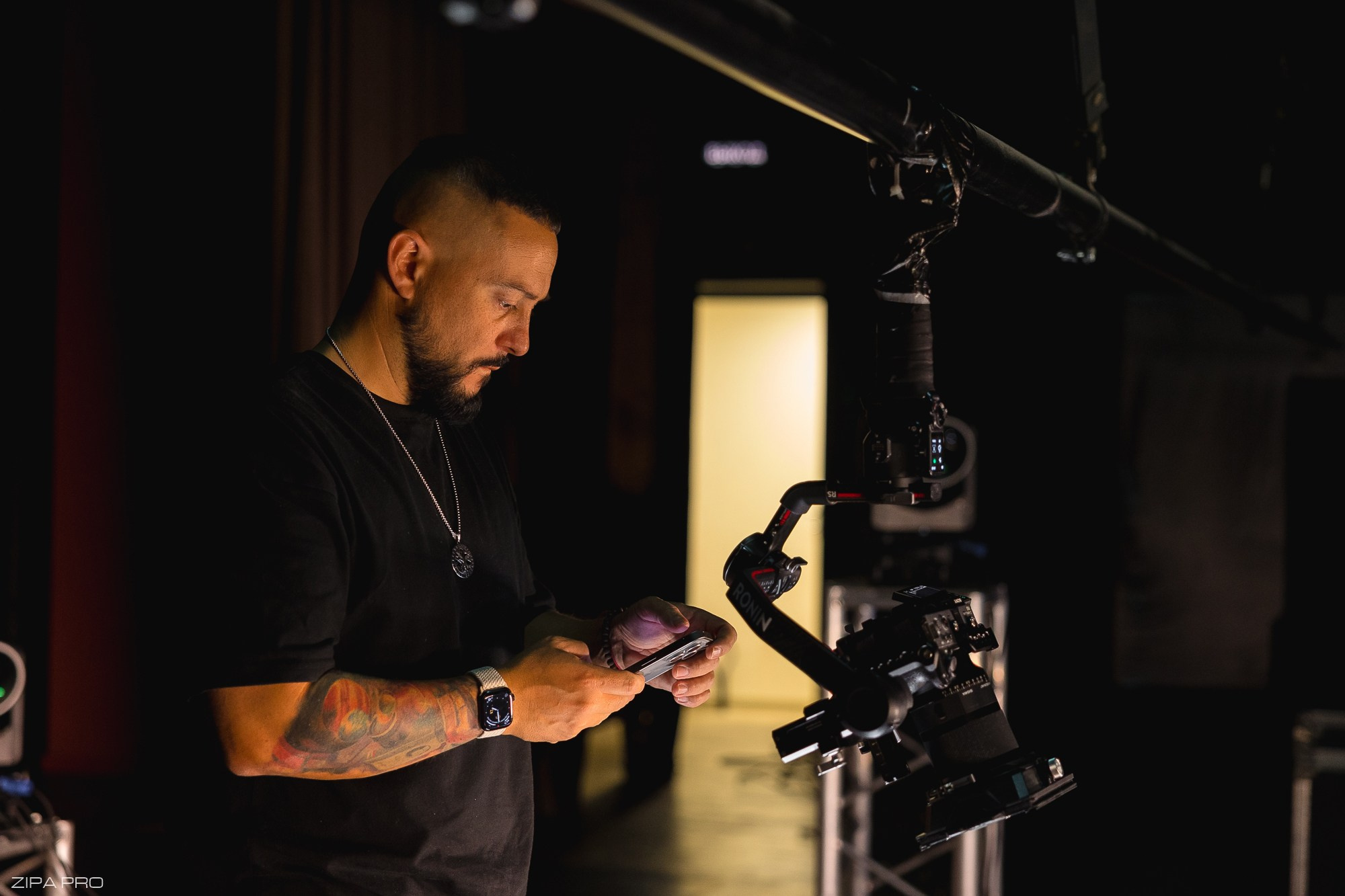 Бэкстейдж съемок промо для кавер-группы «Мед». Фотограф Zipa Pro