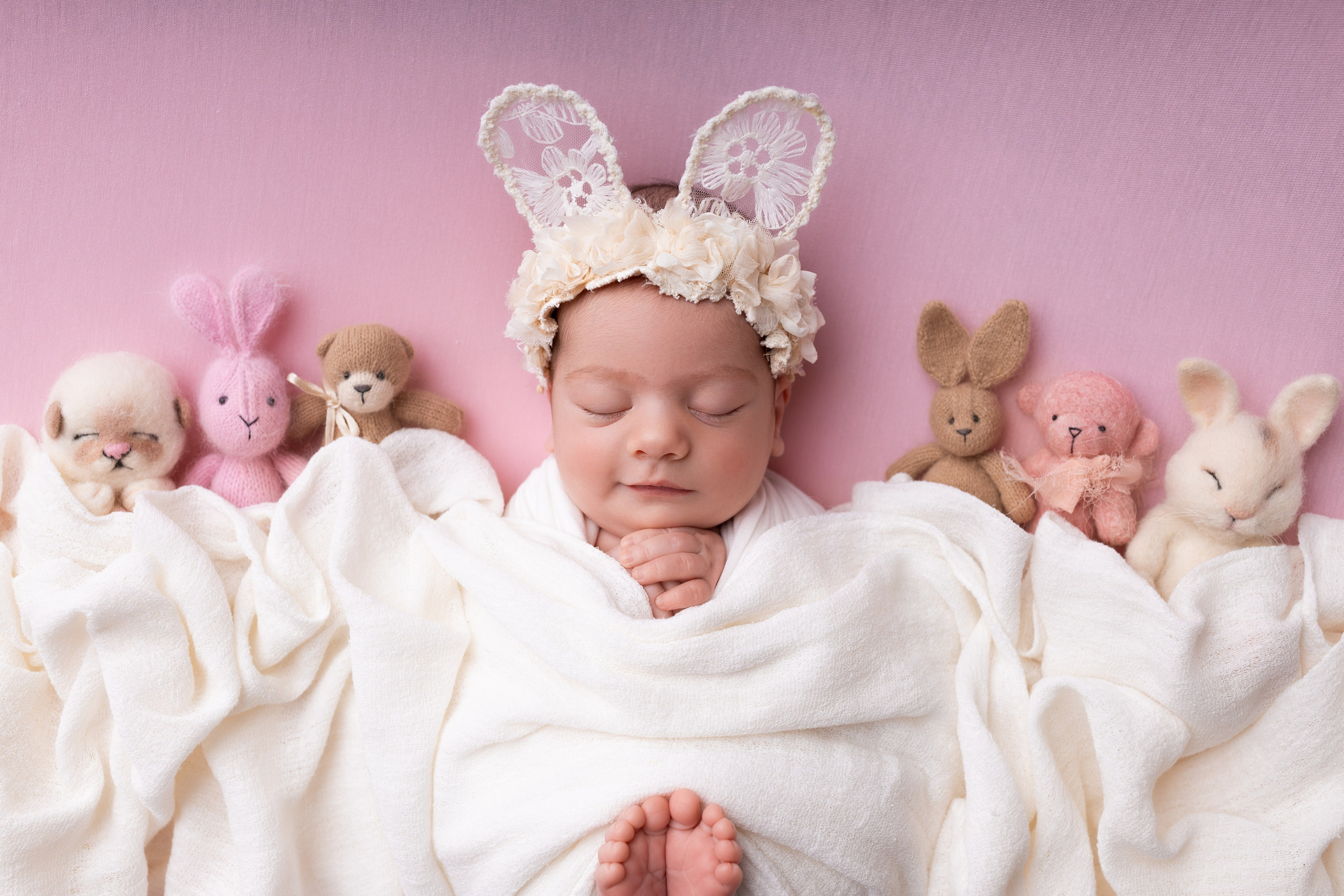 Newborn девочки. Фотограф новорожденных Модяева Ирина