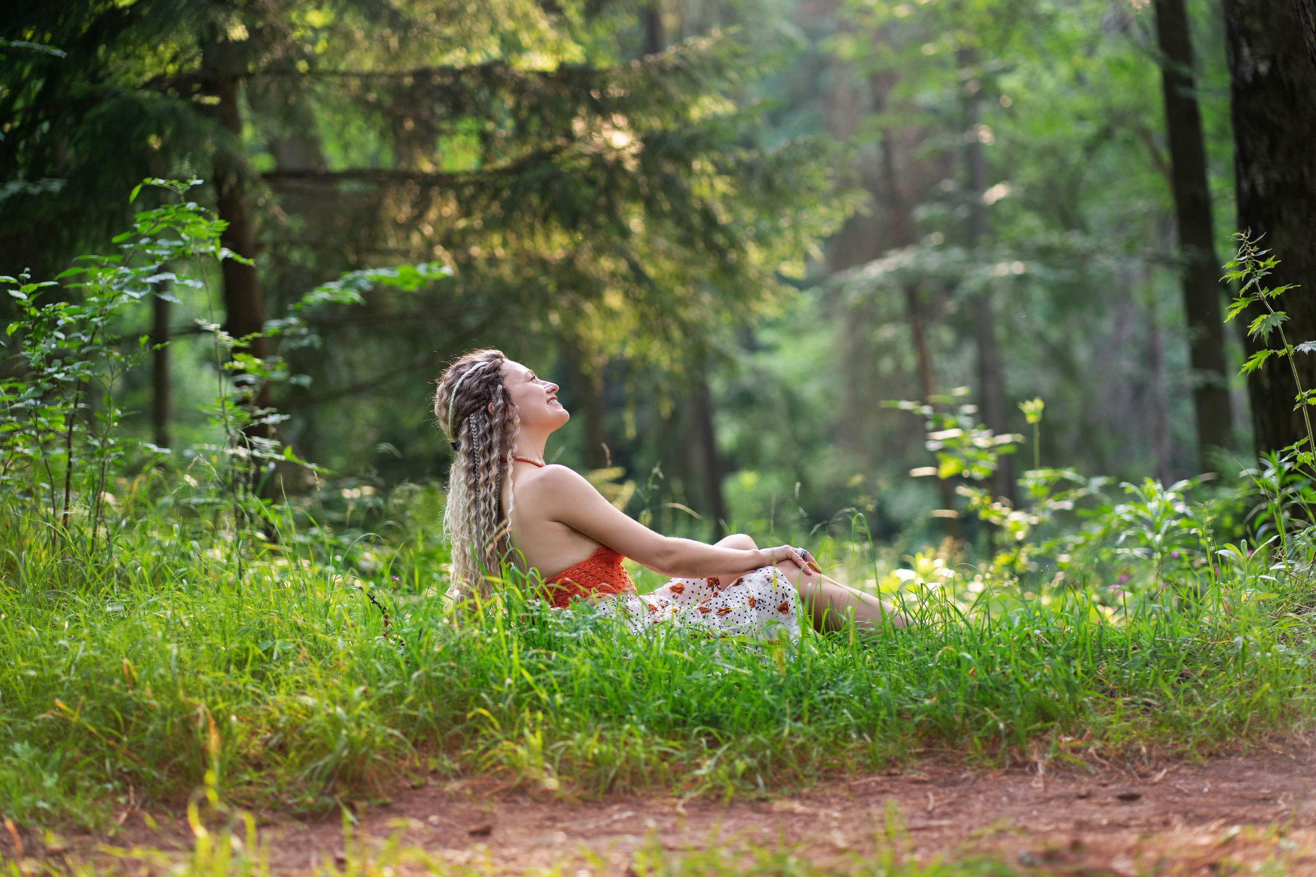 Анна —лесная нимфа. Фотограф Светлана Белоусова