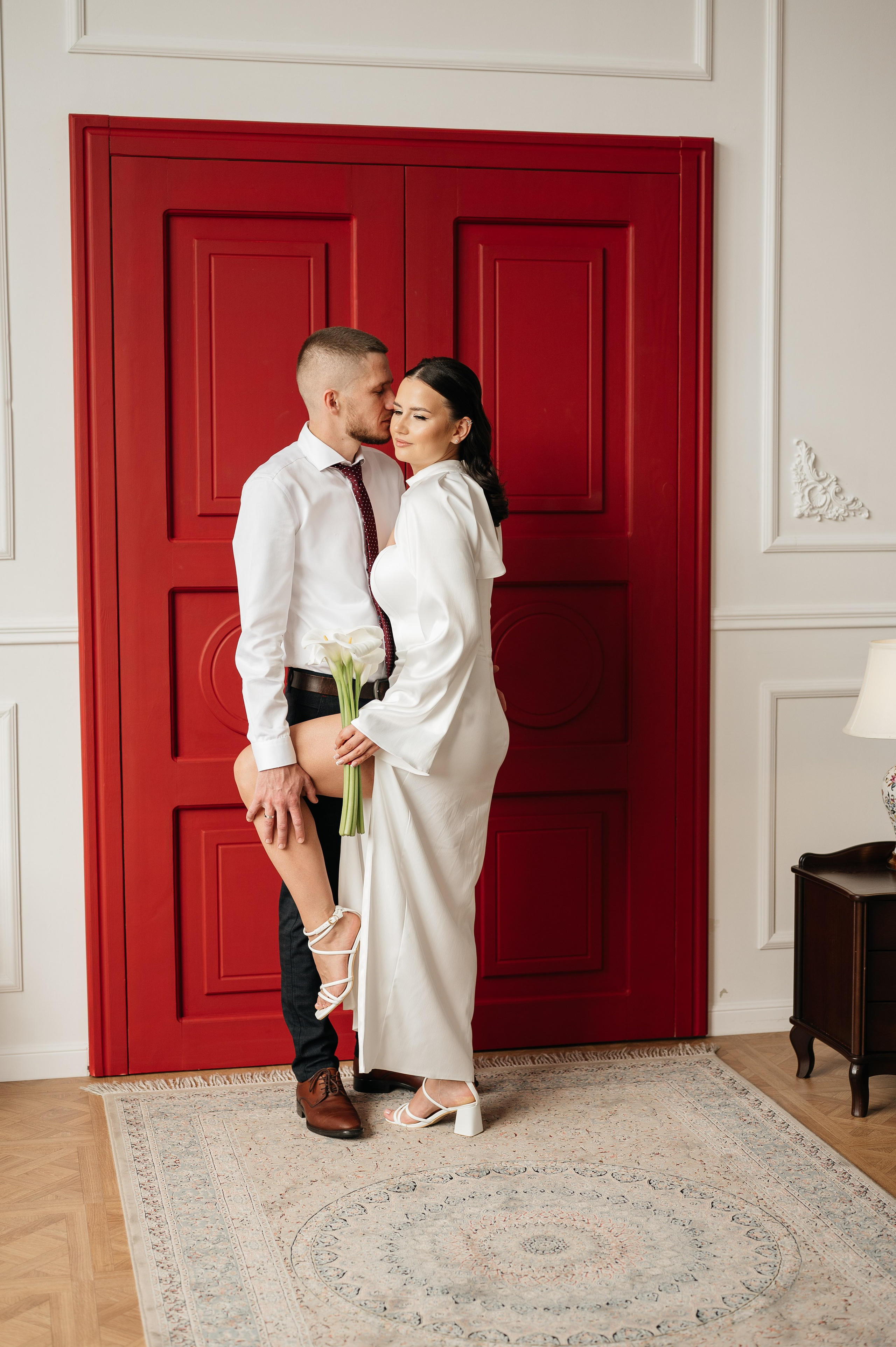 Свадебная фотосессия в студии. Свадебный и семейный фотограф в Краснодаре Алина Мельник