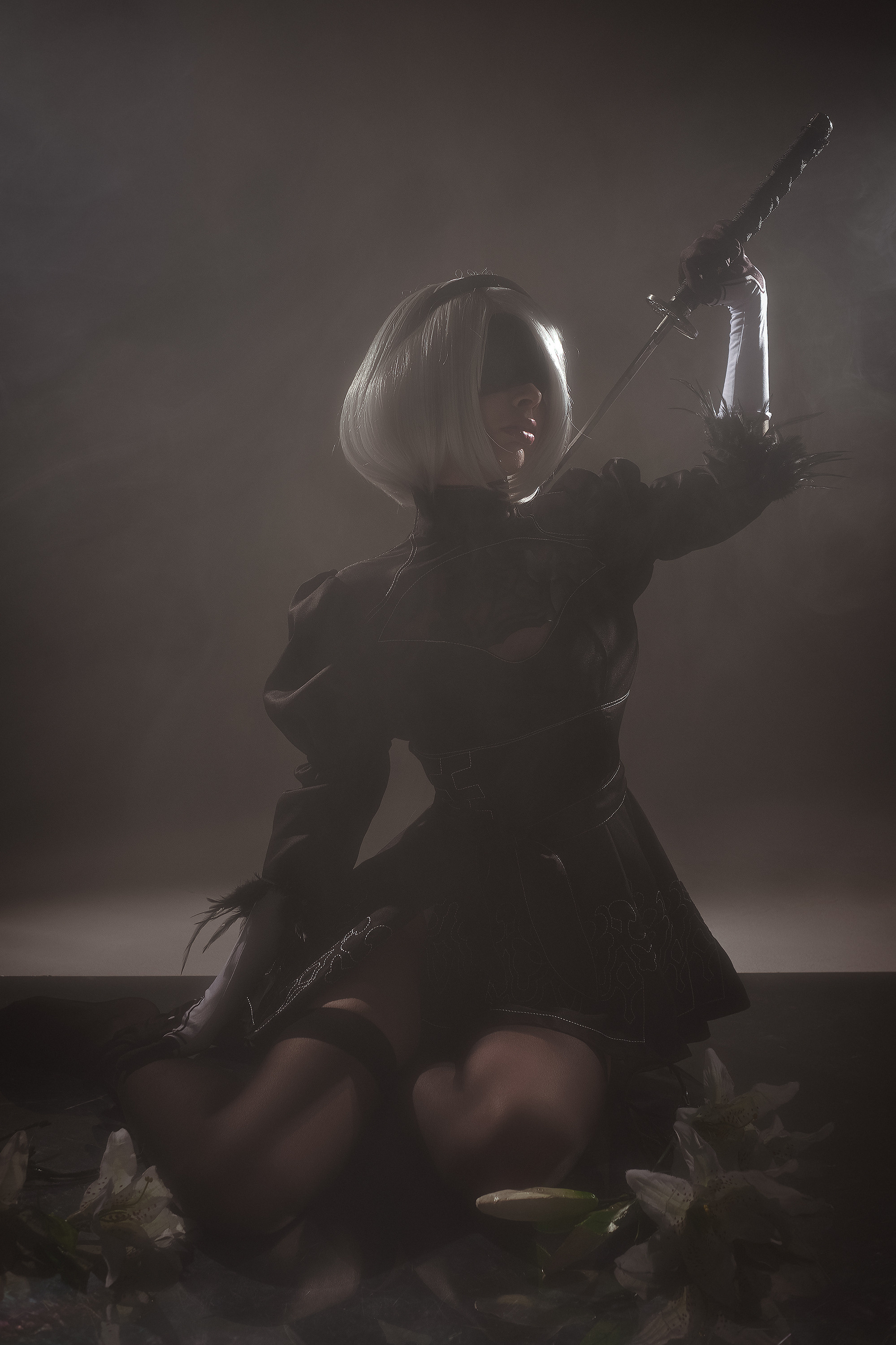 Nier: Automata|2B. Косплей фотограф Christa Photo