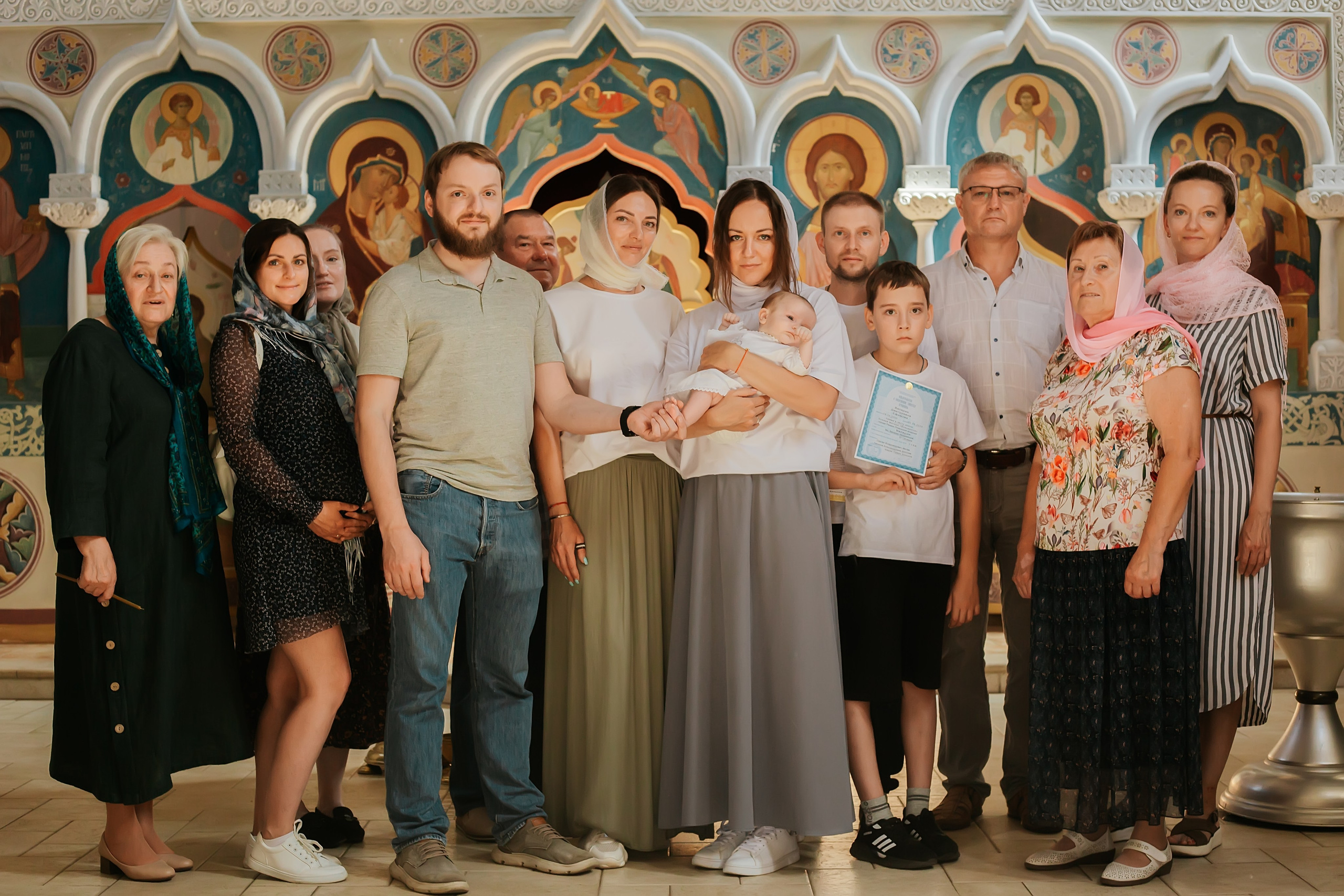 Крещение Валерии. Школьный и детский фотограф Старожилово