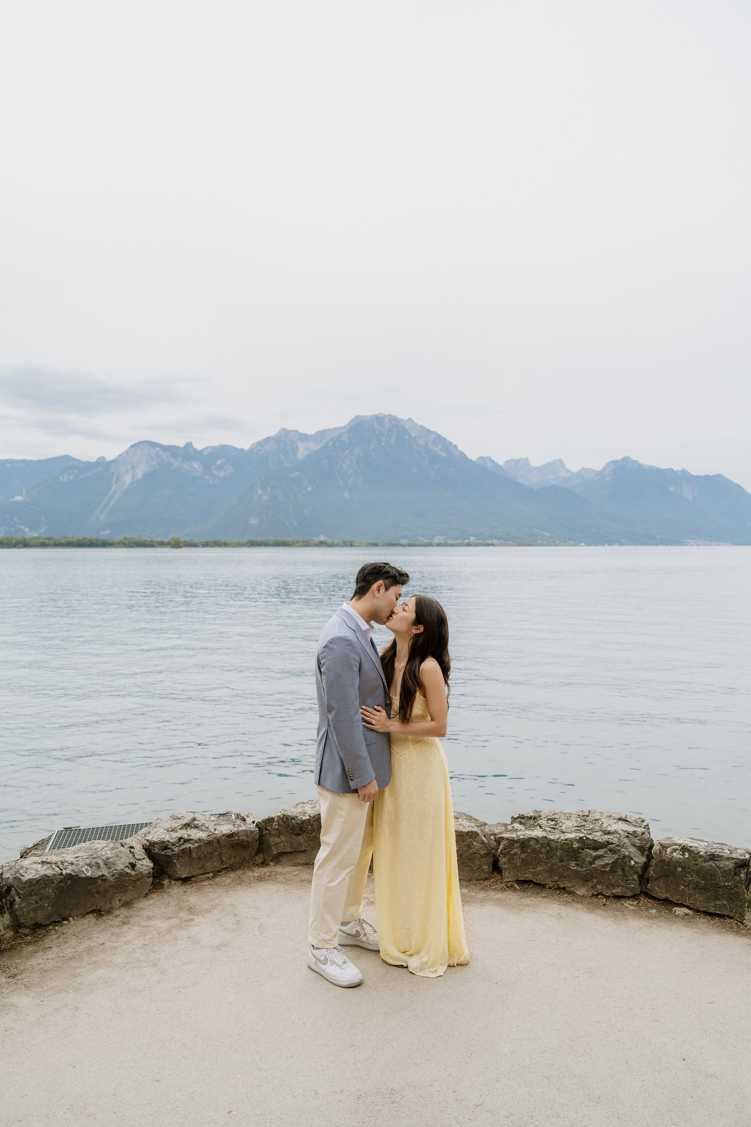Kristi & Andy | Proposal Montreux. Professional Wedding Photographer Geneva & Romande Switzerland | Tanya Creator