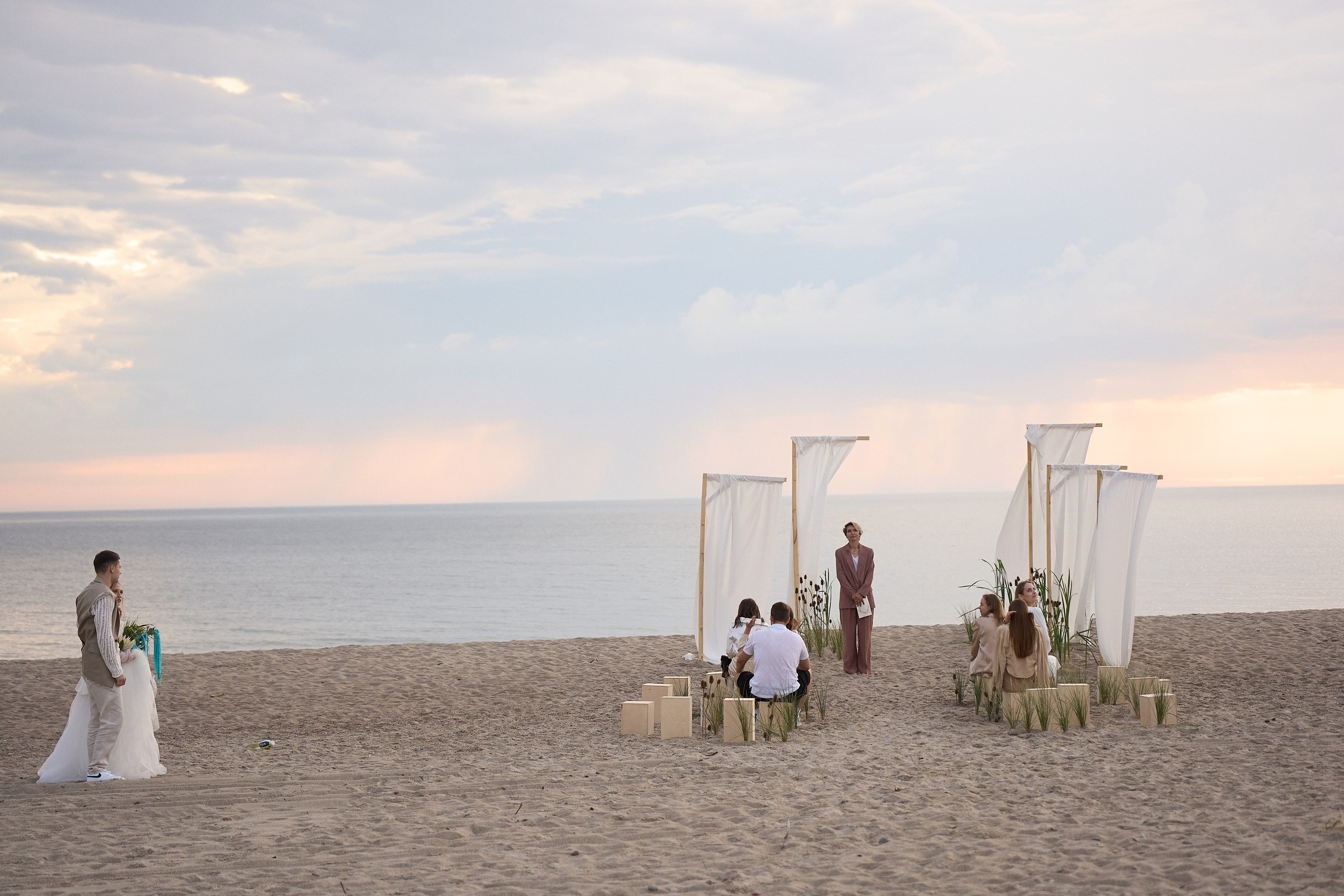 Янтарная свадьба. Калининград. Оформление свадеб, декор свадеб Вера Маркова, Москва