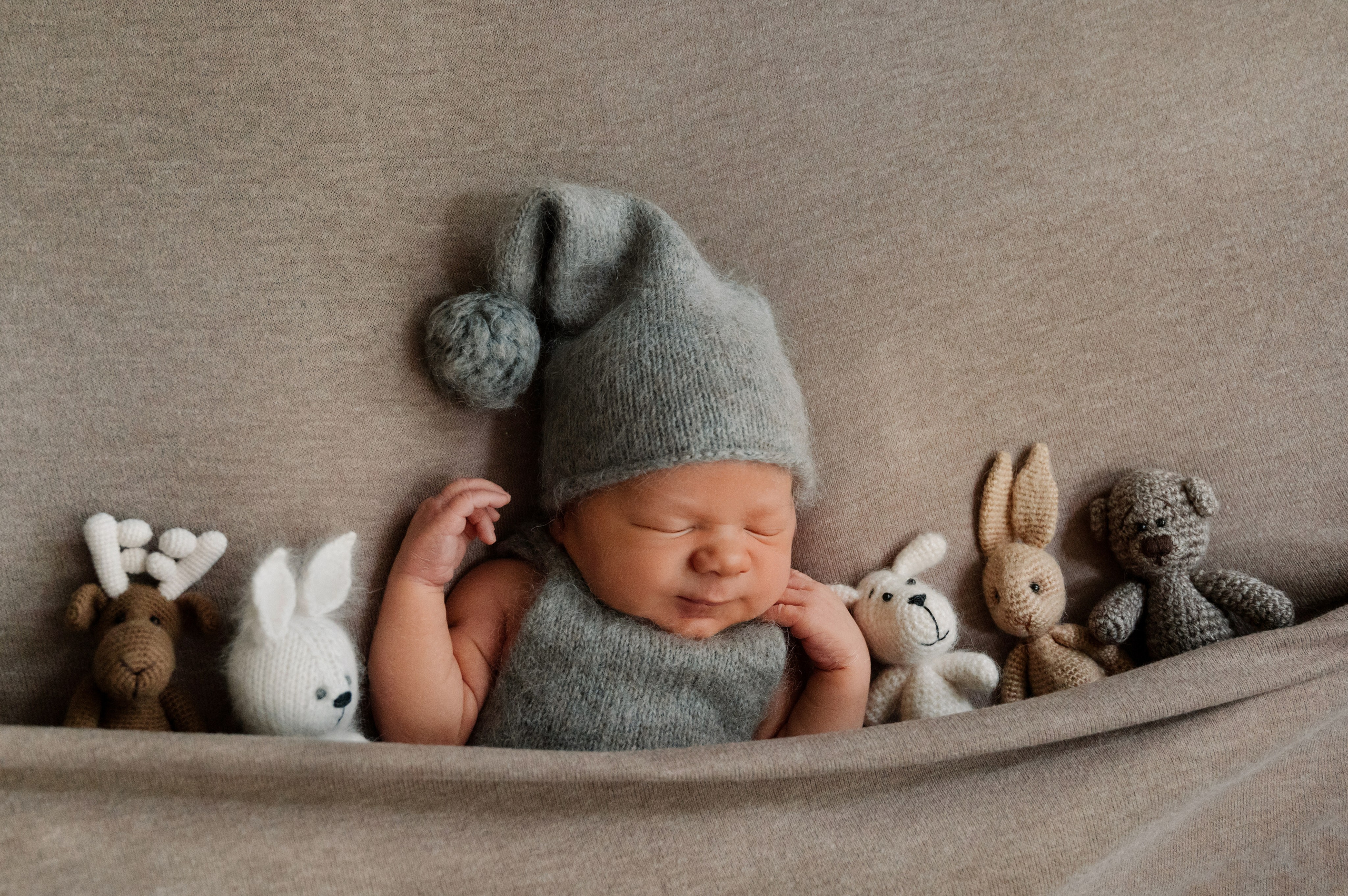 Newborn boy. Фотограф новорожденных малышей в Санкт-Петербурге