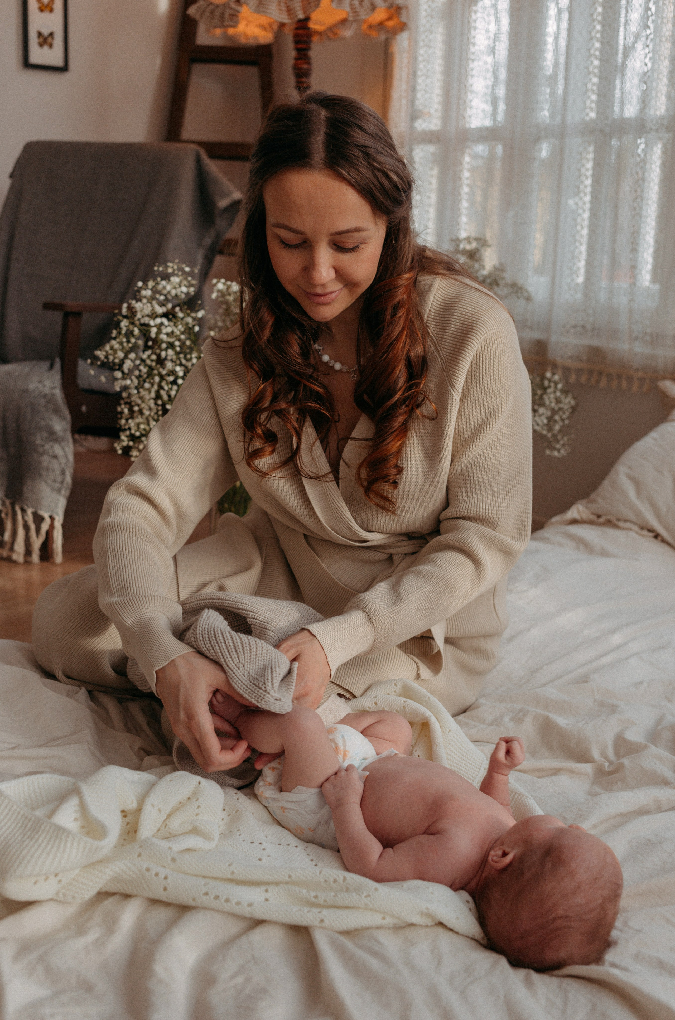 Мама и малышка (Balcone Studio). Фотограф в Санкт-Петербурге Гарипова Валерия