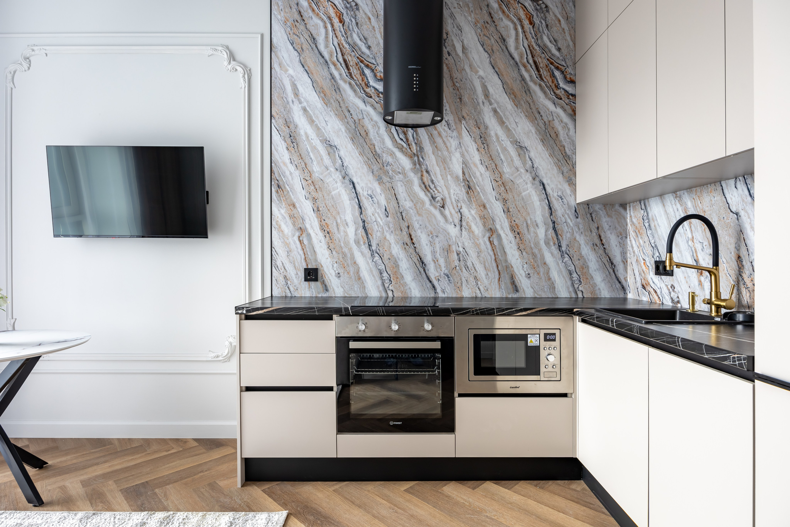 Съемка квартиры для продажи в ЖК «Crystal». Интерьерный фотограф в Москве Сергей Чекмезов