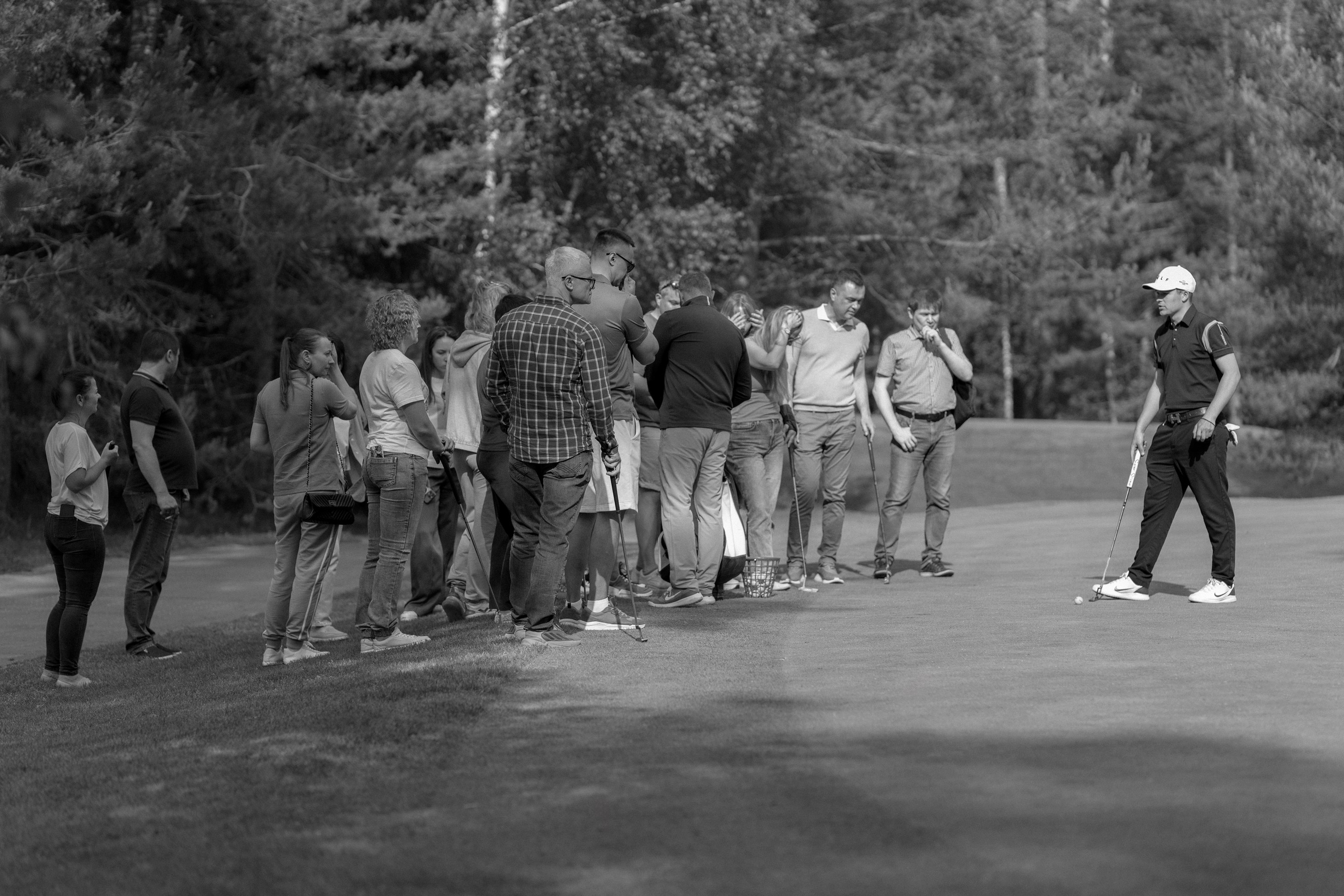 Golf. Фотограф Дмитрий Алехин. Репортажная съемка мероприятий в Москве