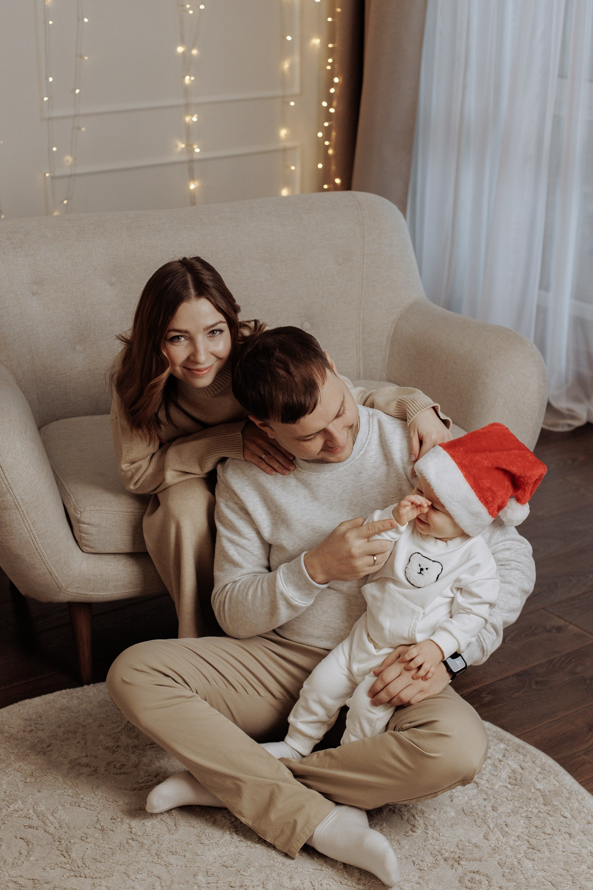 Семейная фотосессия «студия». Свадебный фотограф