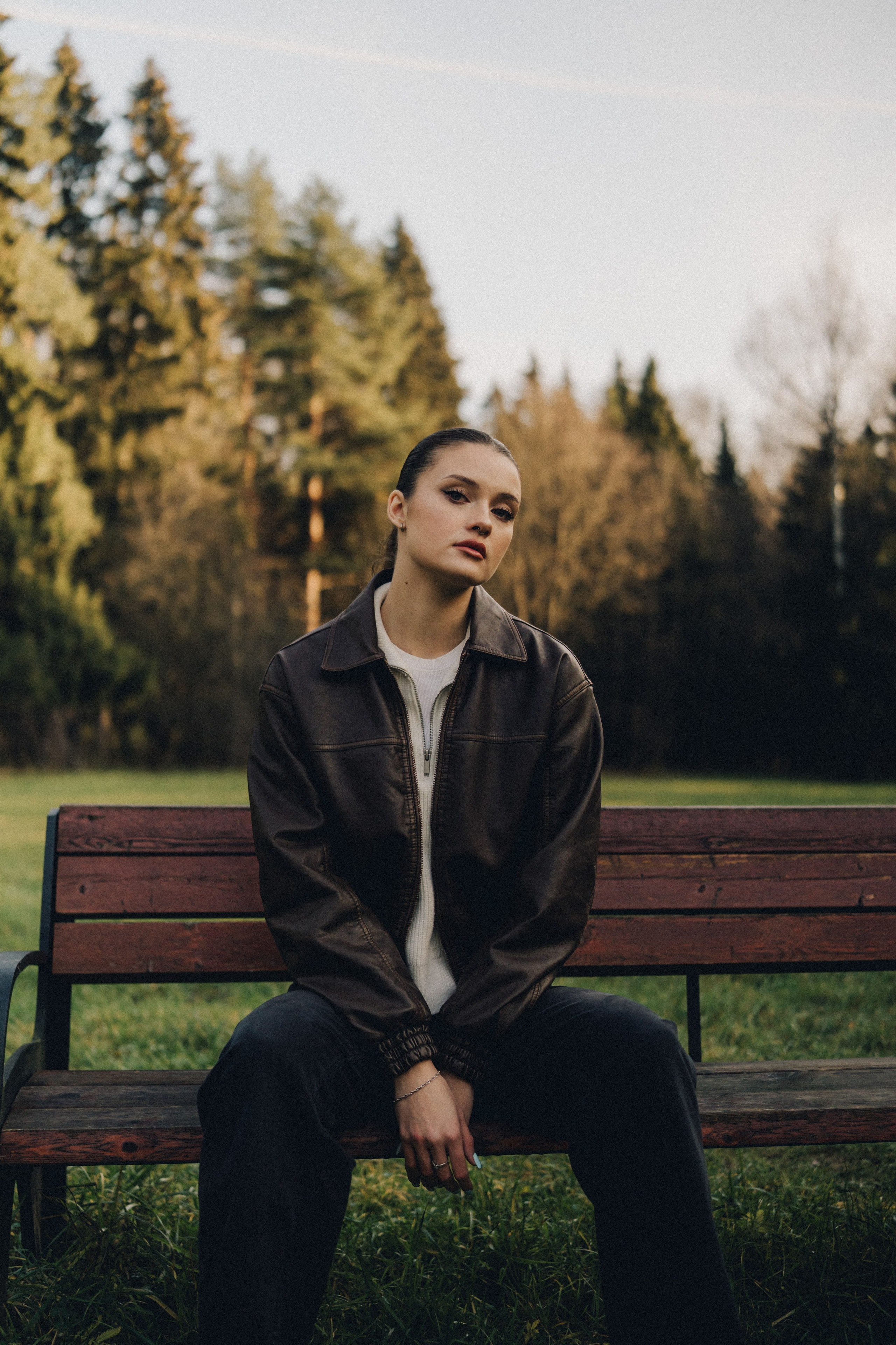 Анастасия | осенняя фотосессия в лесу. Портретный фотограф Москва