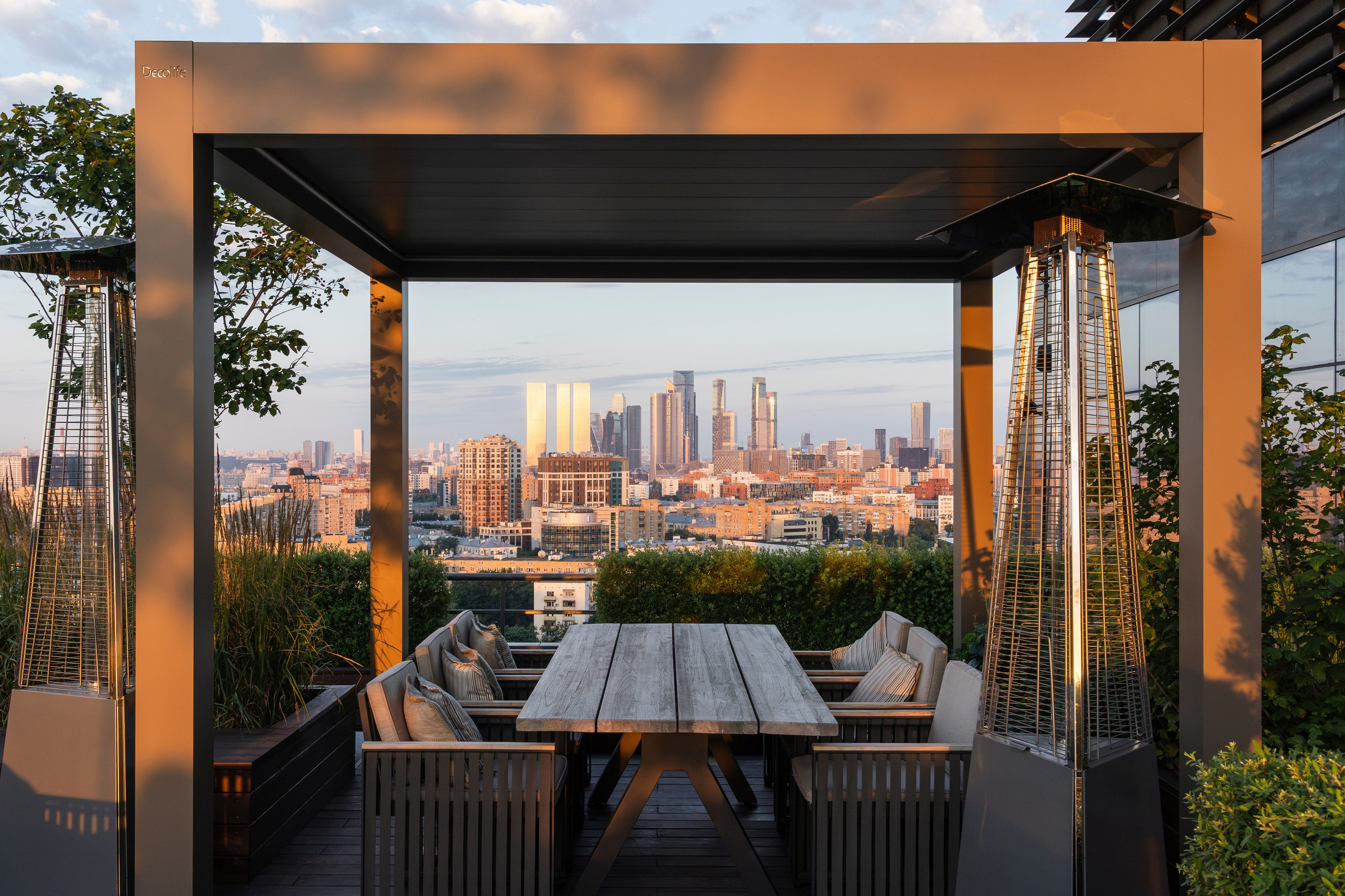 Brusnika office terrace, Moscow. Артамонов Александр | Архитектурный и ландшафтный фотограф