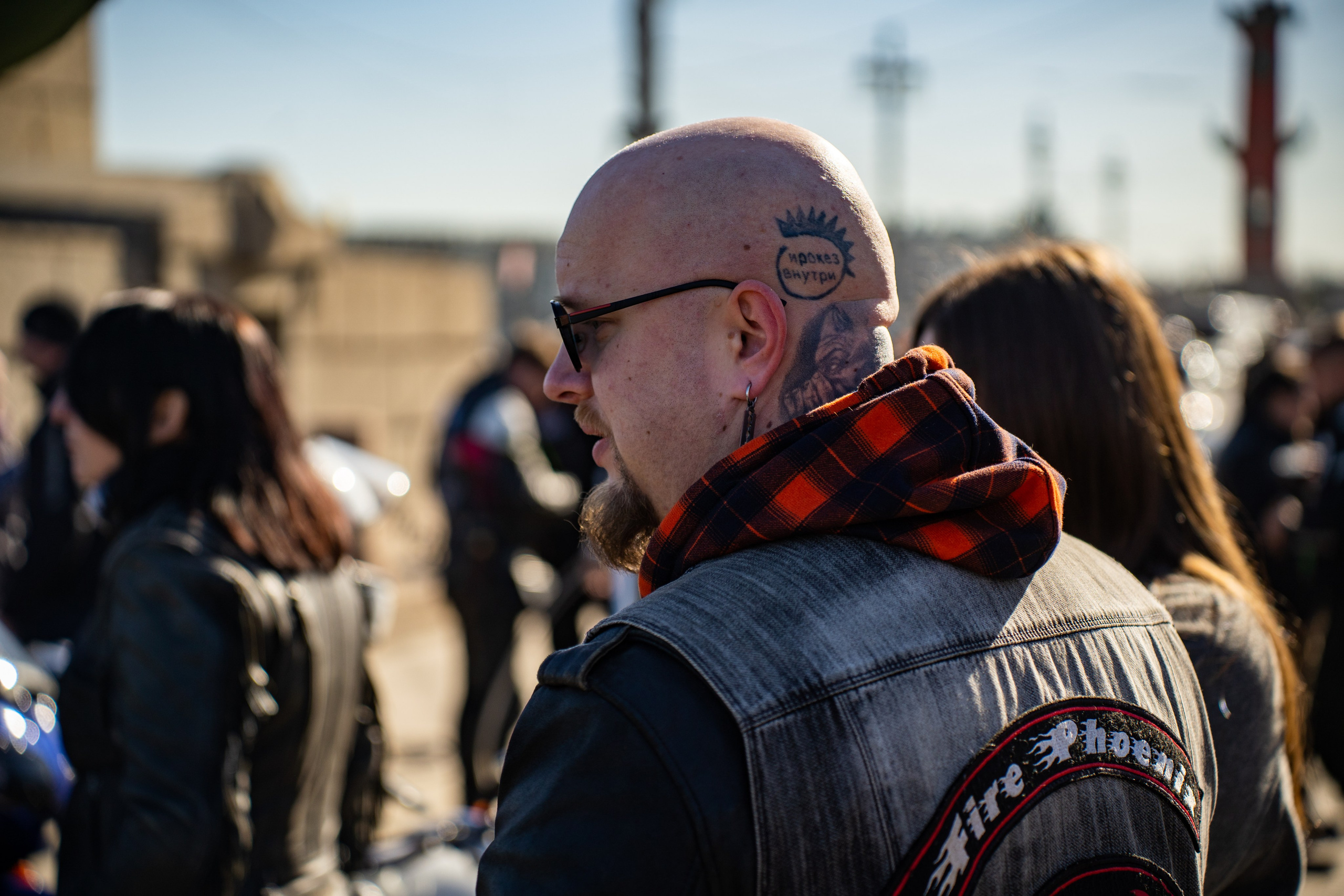 Весенний прохват мотоклуба Normans Riders MC. Концертный и репортажный фотограф в Санкт-Петербурге Слава Пахомов