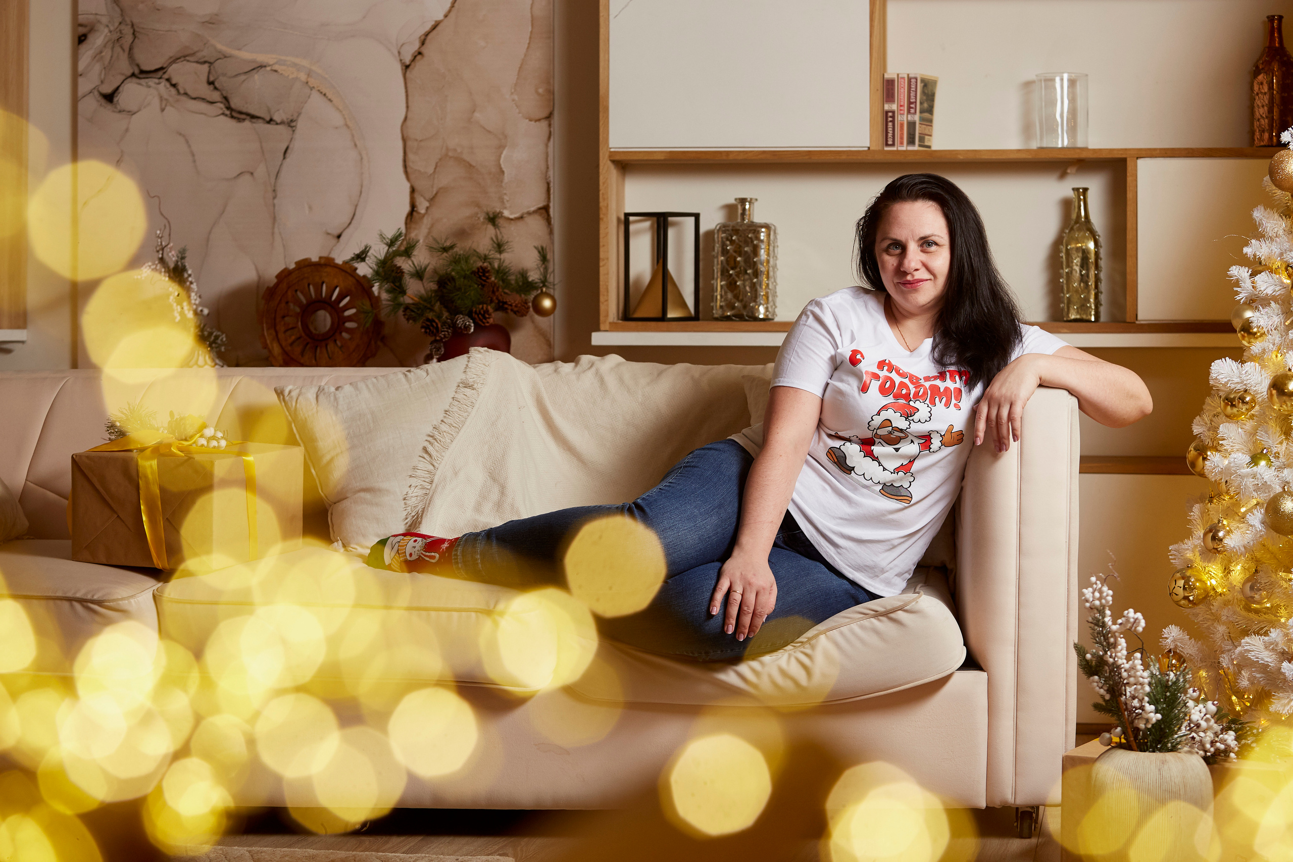 Новогодняя фотосессия в студии. Свадебный фотограф Москва и Московская область Борисов Сергей