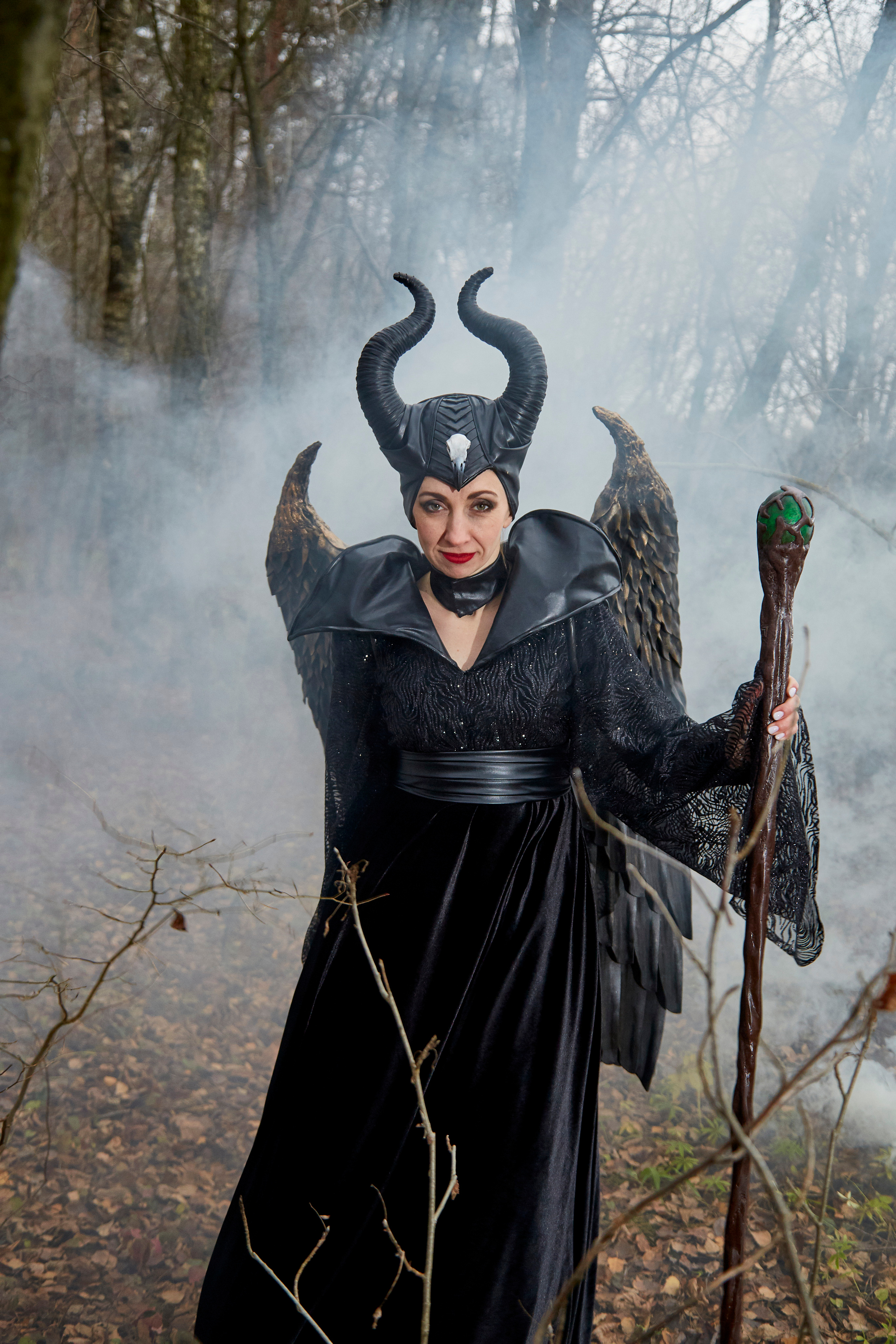 Фотосессия для ведущей. Образ "Малифисента". Свадебный фотограф Москва и Московская область Борисов Сергей