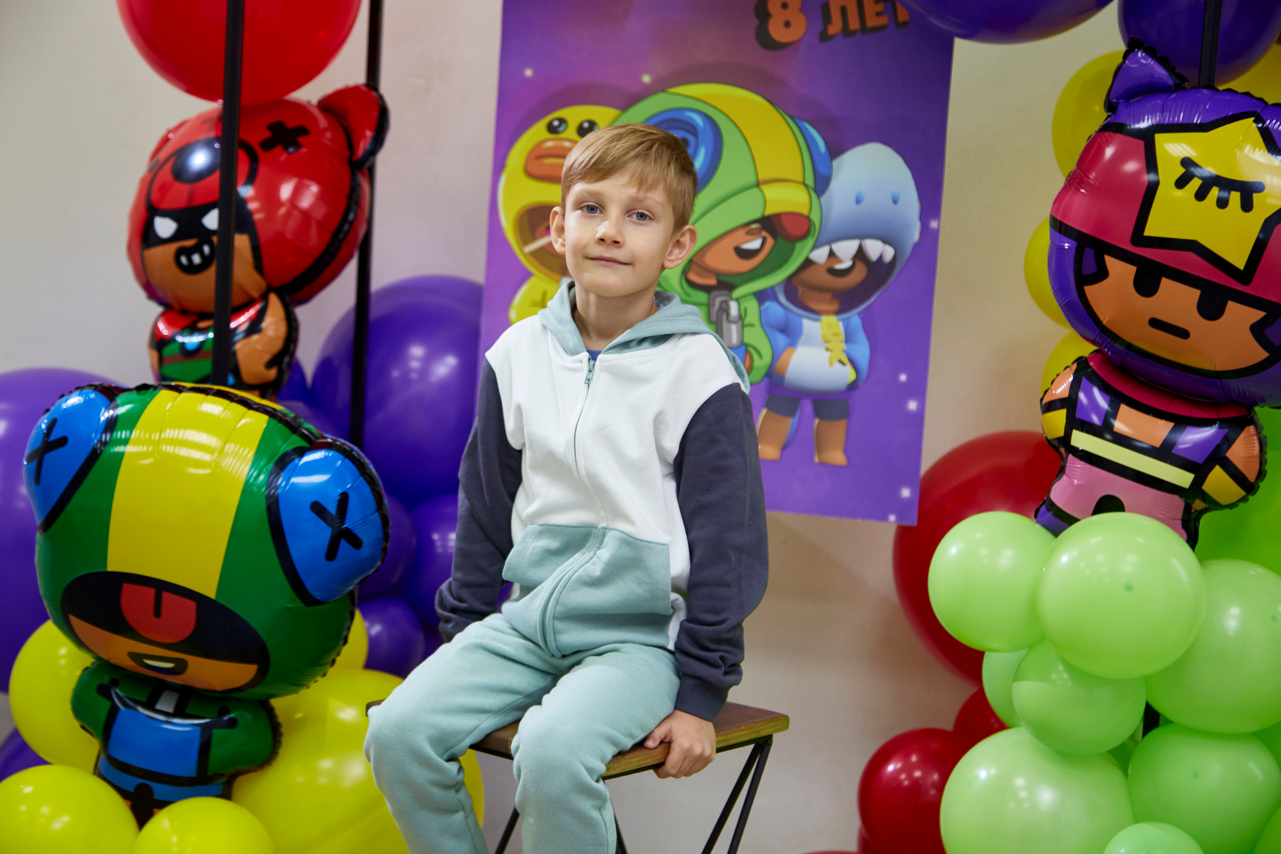 Диме 8 лет. Brawl Stars. Свадебный фотограф Москва и Московская область Борисов Сергей