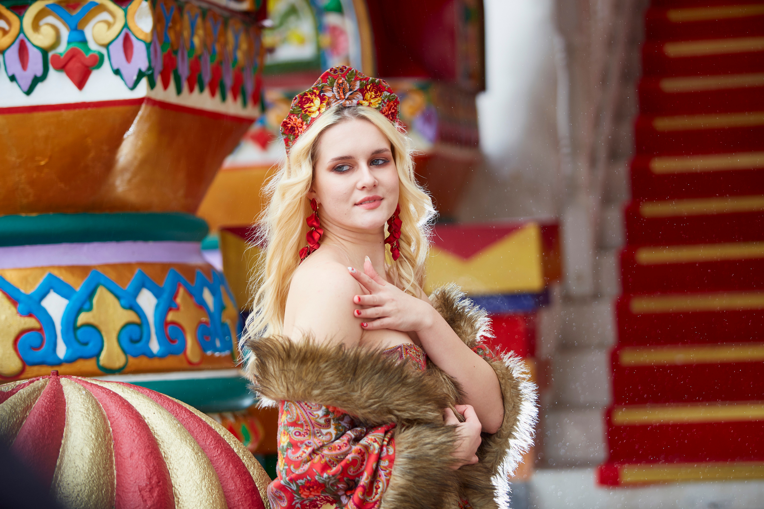 Фотосессия в русском стиле. Свадебный фотограф Москва и Московская область Борисов Сергей