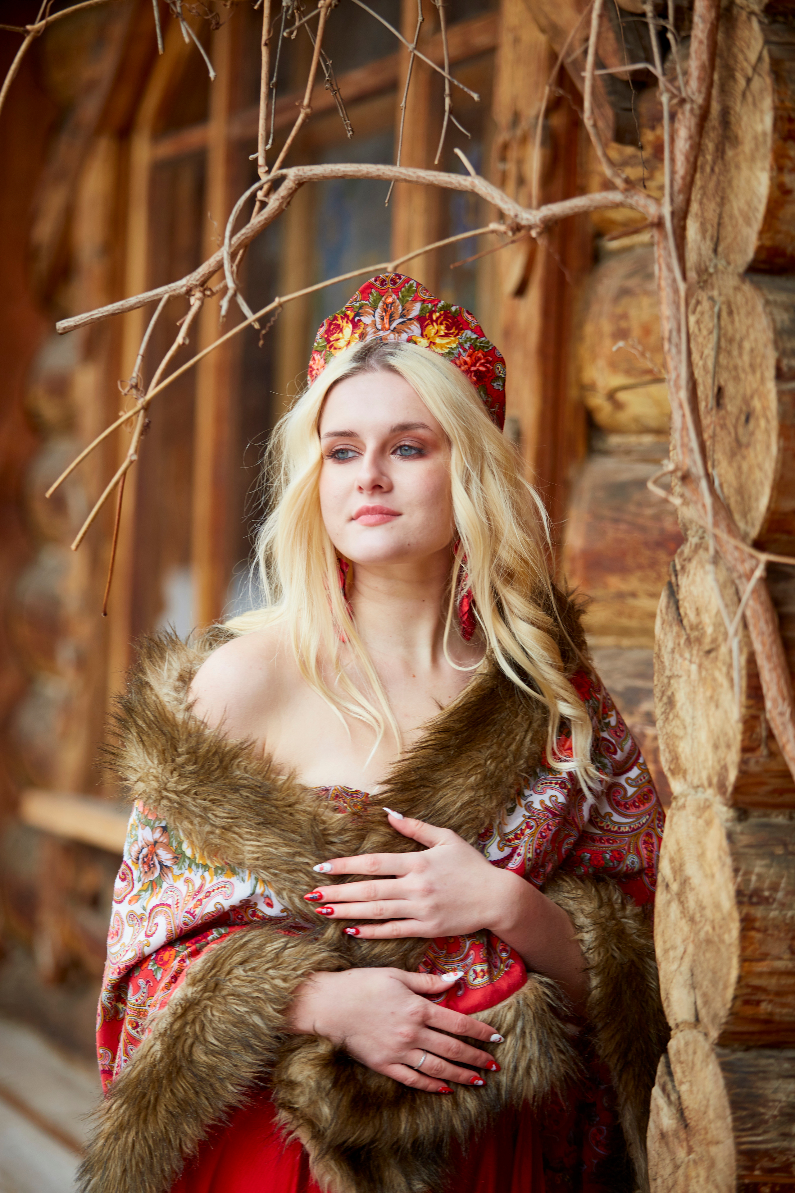 Фотосессия в русском стиле. Свадебный фотограф Москва и Московская область Борисов Сергей