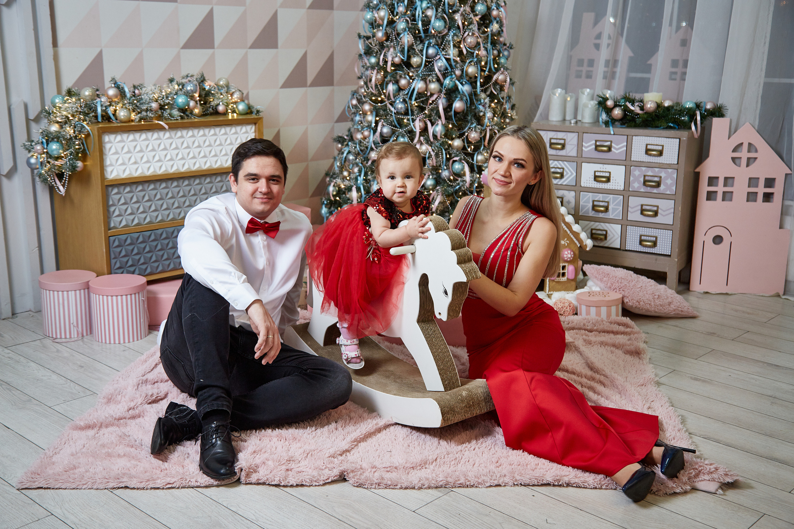 Новый год. Фотостудия. Семейная фотография. Свадебный фотограф Москва и Московская область Борисов Сергей