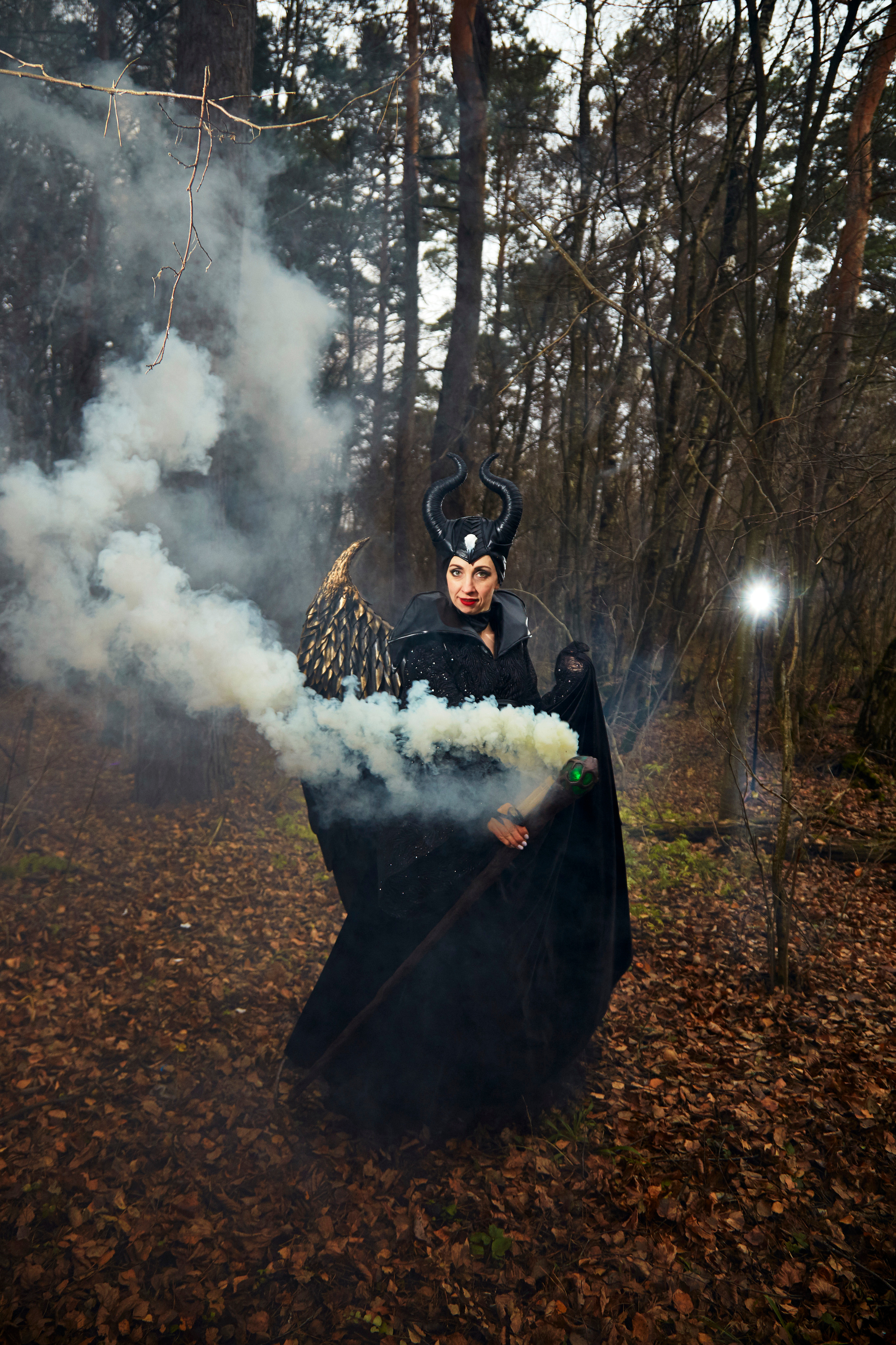 Фотосессия для ведущей. Образ "Малифисента". Свадебный фотограф Москва и Московская область Борисов Сергей