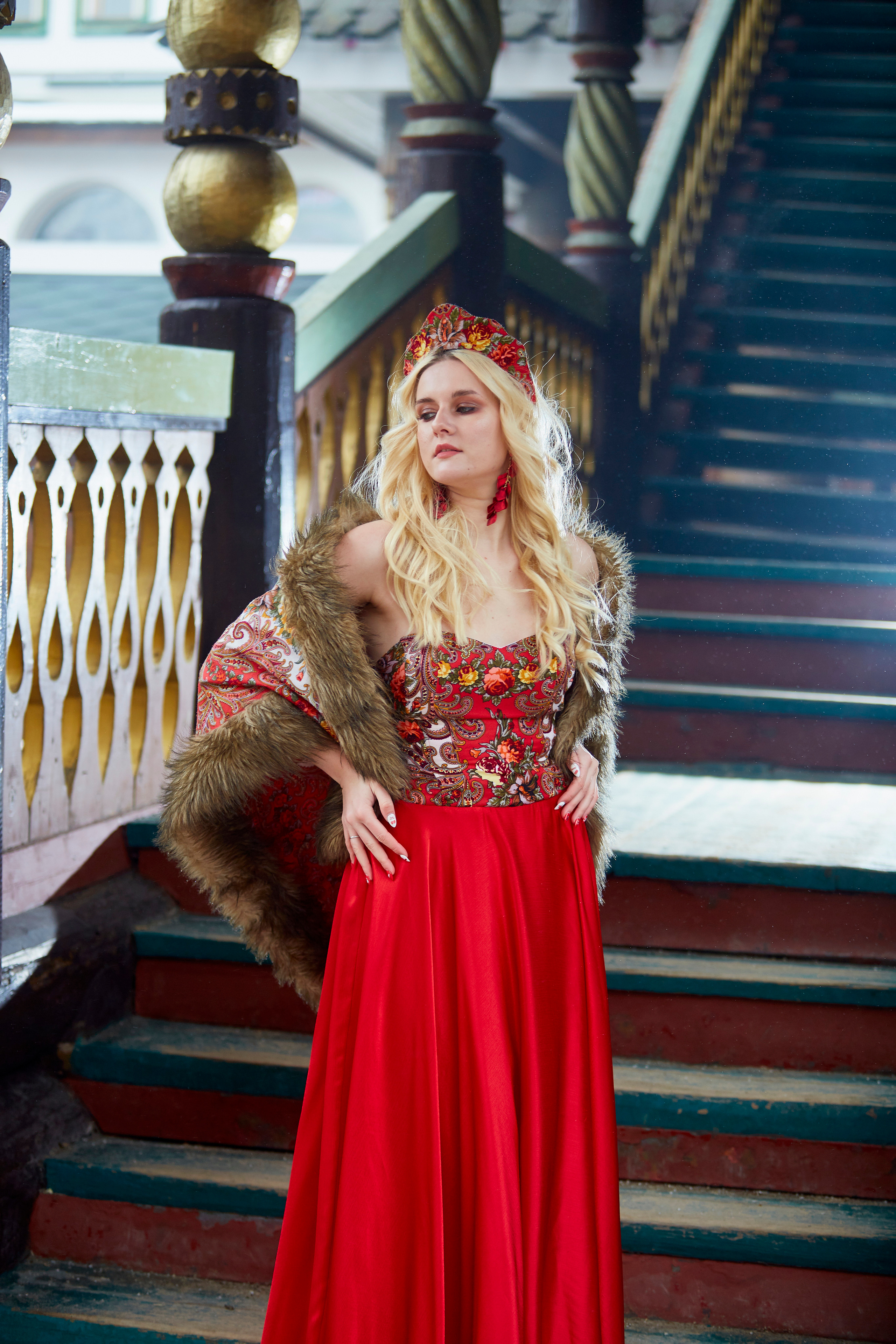 Фотосессия в русском стиле. Свадебный фотограф Москва и Московская область Борисов Сергей