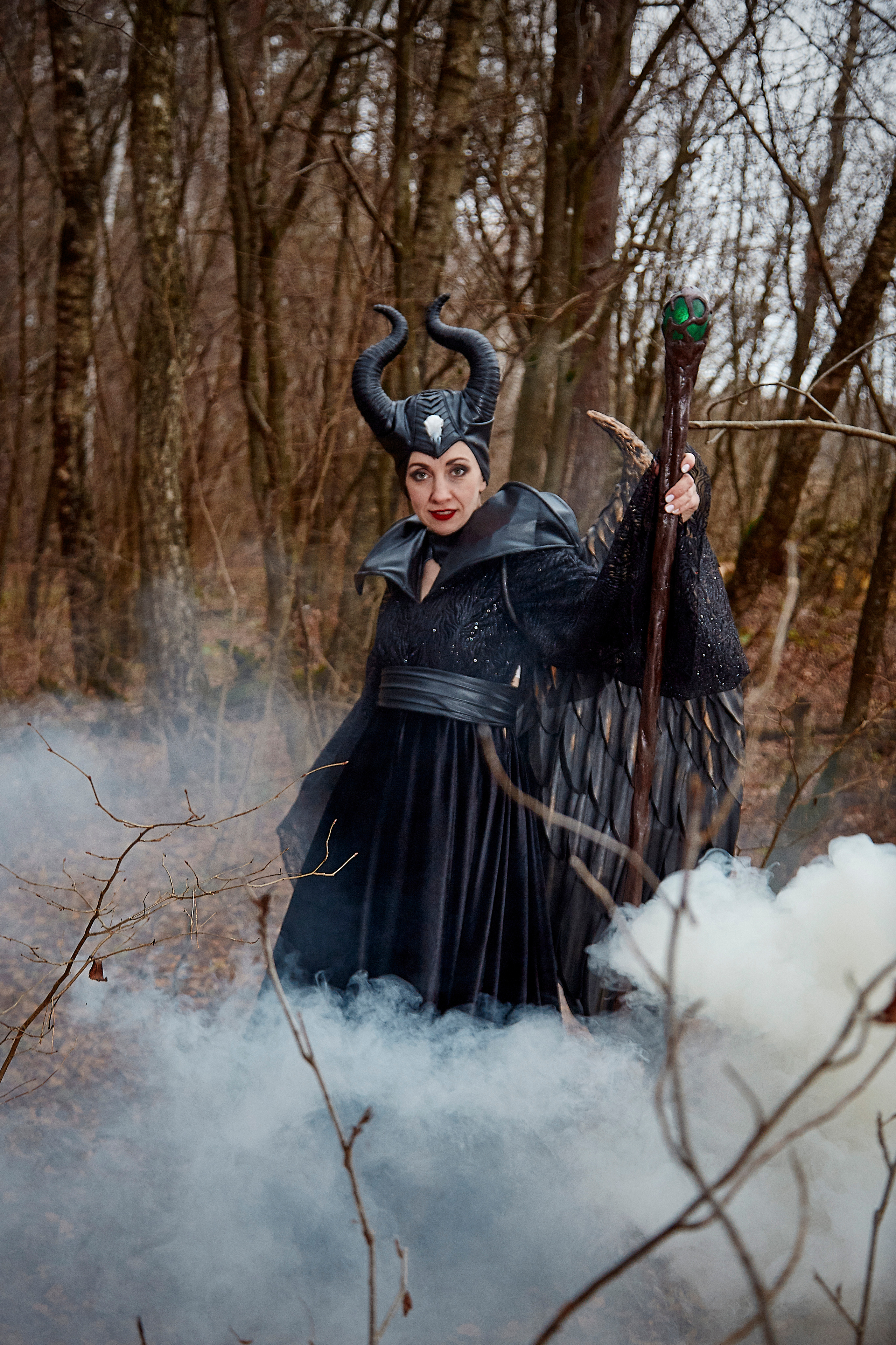 Фотосессия для ведущей. Образ "Малифисента". Свадебный фотограф Москва и Московская область Борисов Сергей