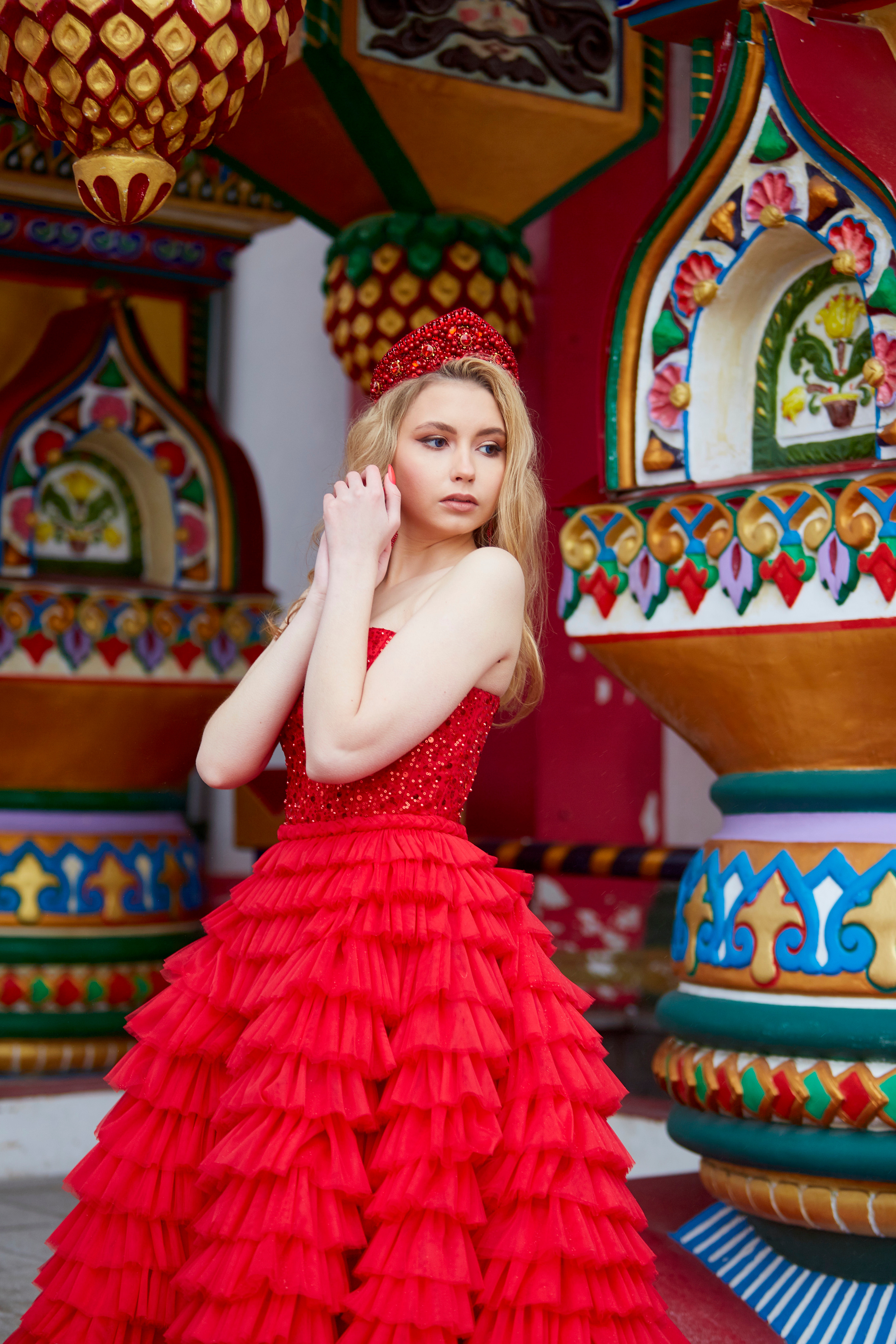 Фотосессия в русском стиле. Свадебный фотограф Москва и Московская область Борисов Сергей